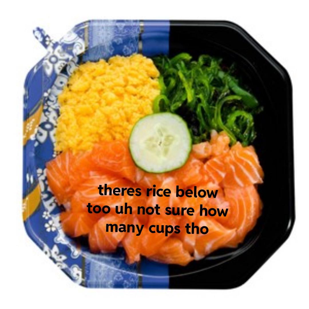 calories in this salmon donburi? r/caloriecount