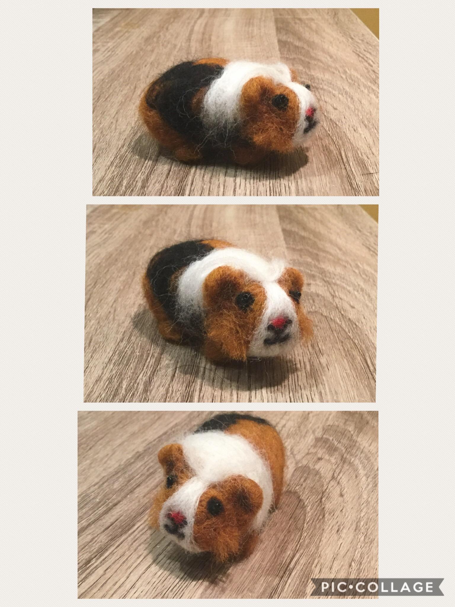 Felted guinea pig I made! r/guineapigs