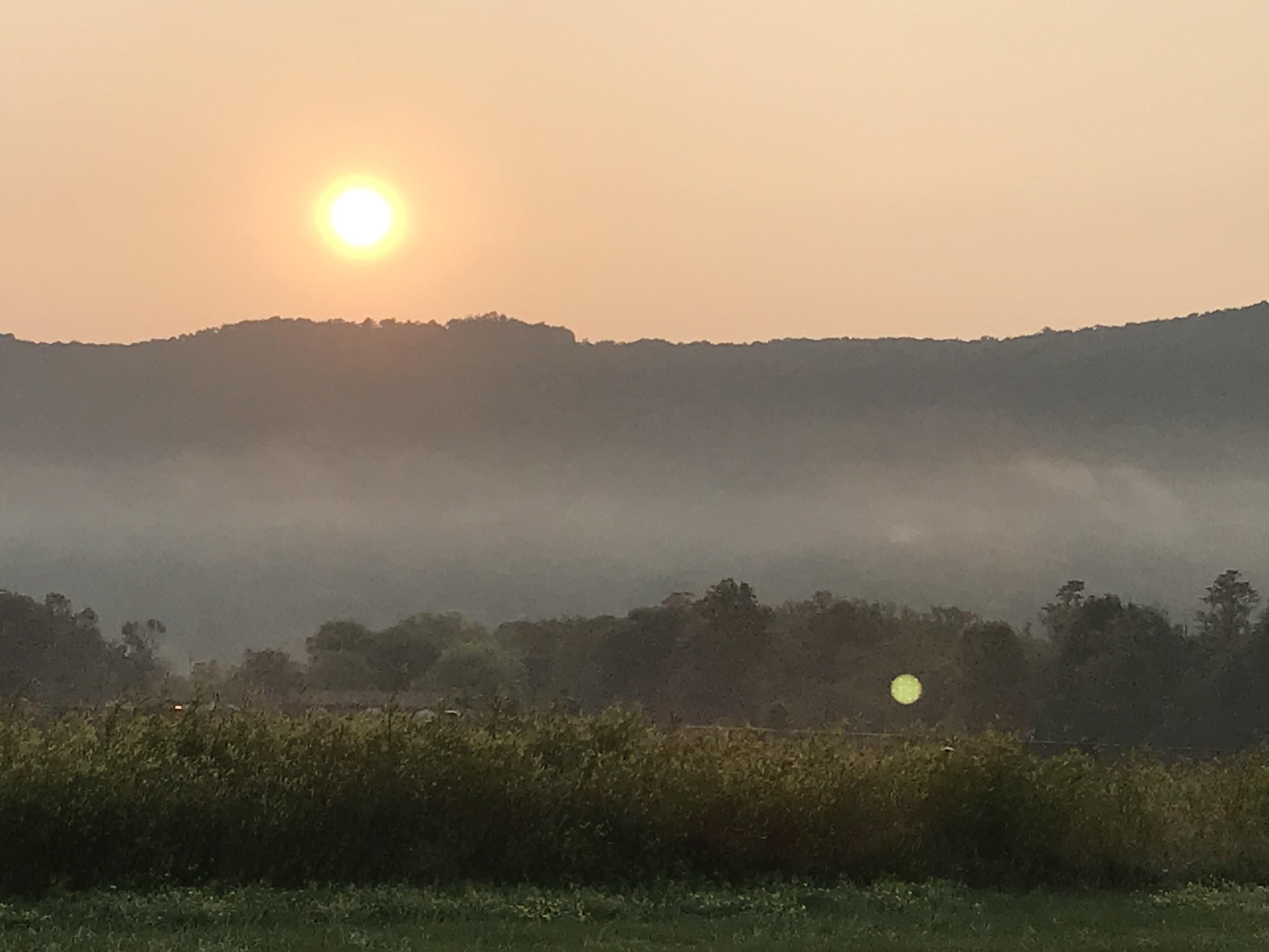 Central Pennsylvania sunrise, 652 a.m. r/pics