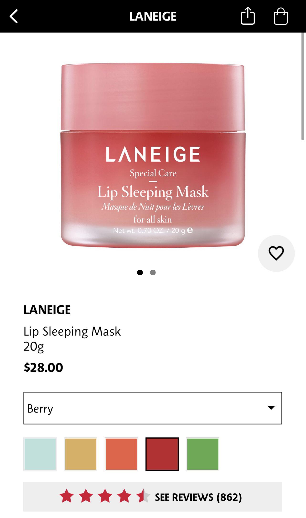 Highly this lip mask for night time, it changed the game for