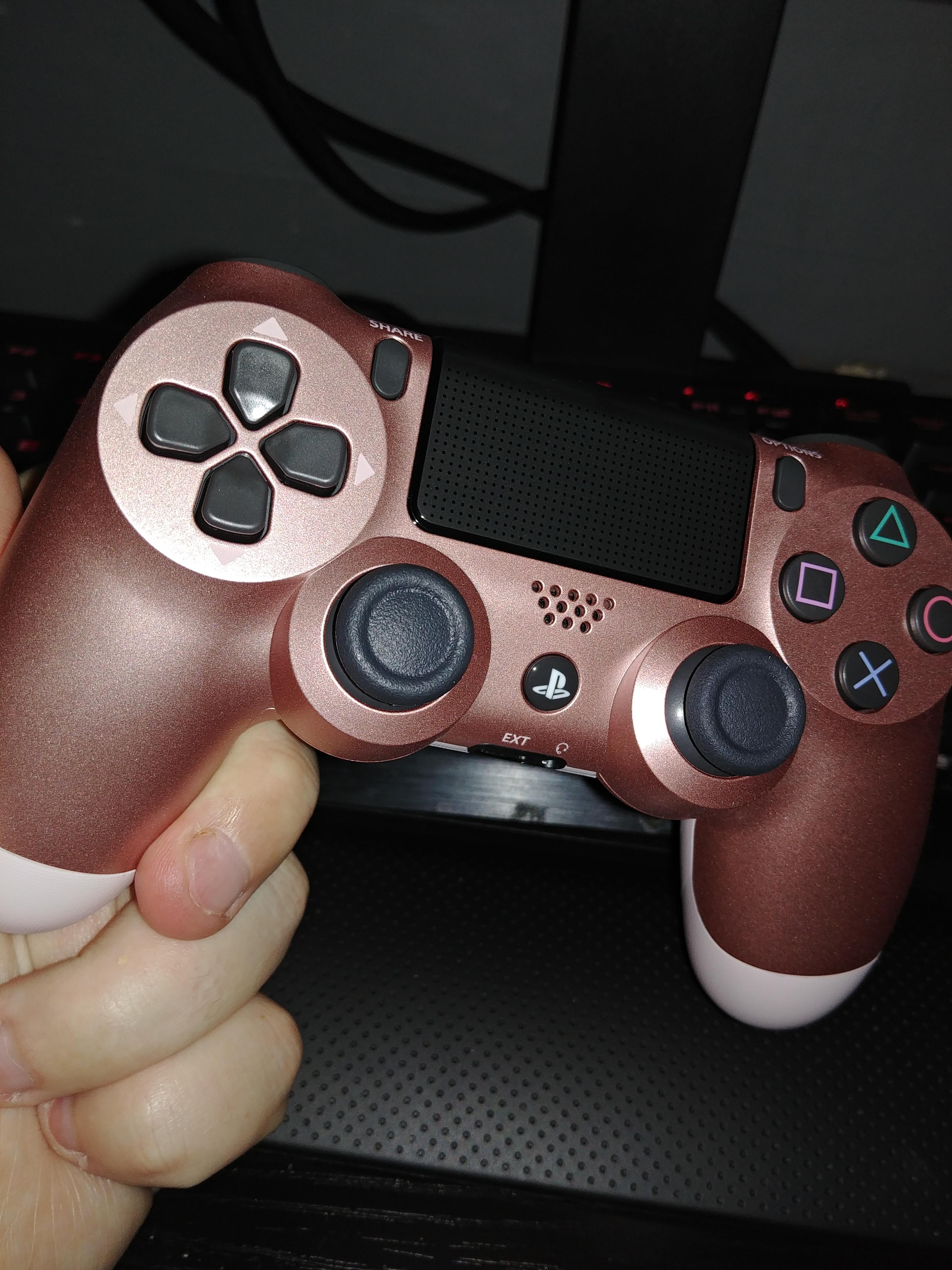 Had to Cop the Rose Gold PS4 controller only cost me £35 3 r/GirlGamers