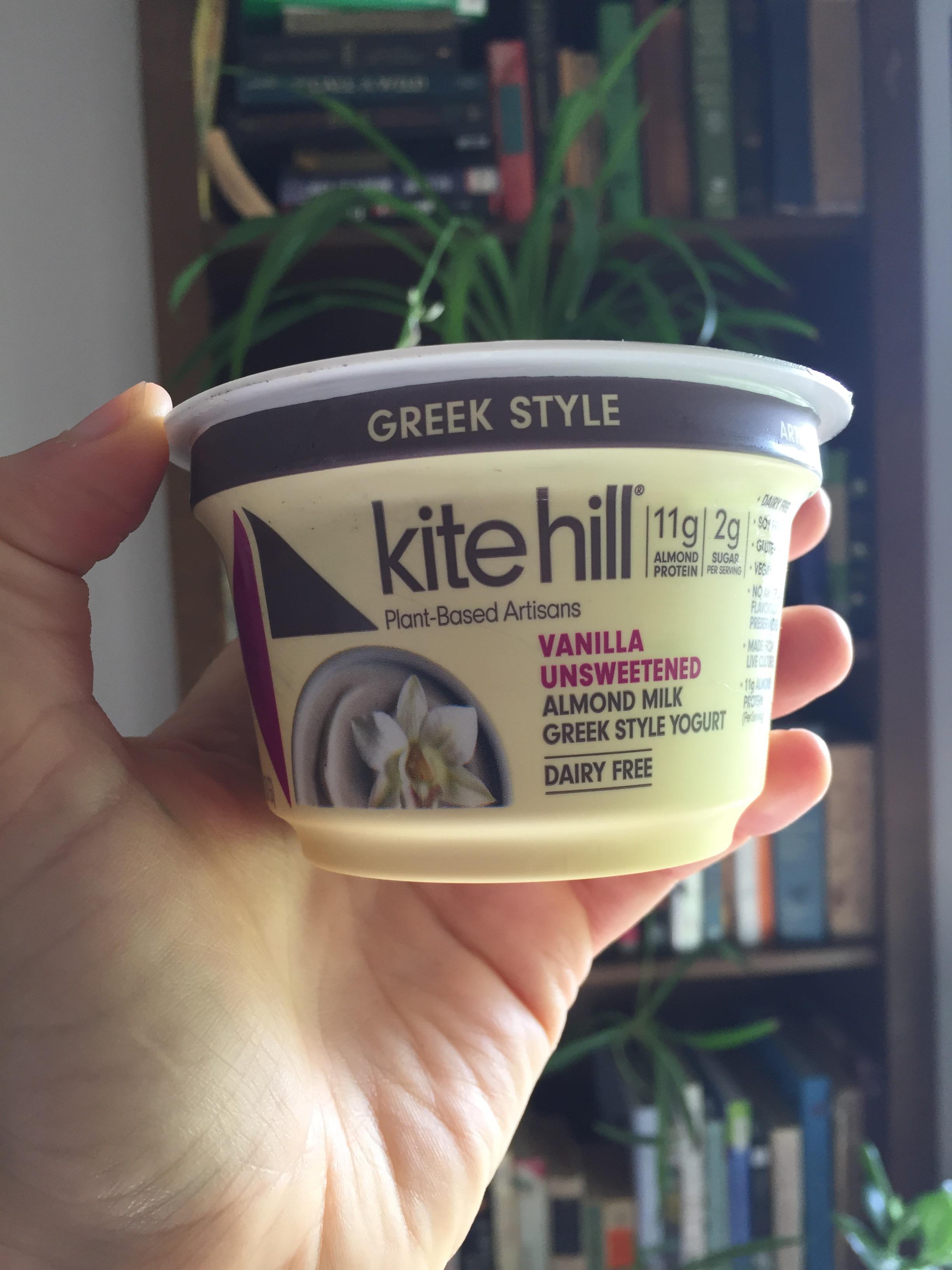 New Kite Hill greek yog has 11g protein and actually tastes great r