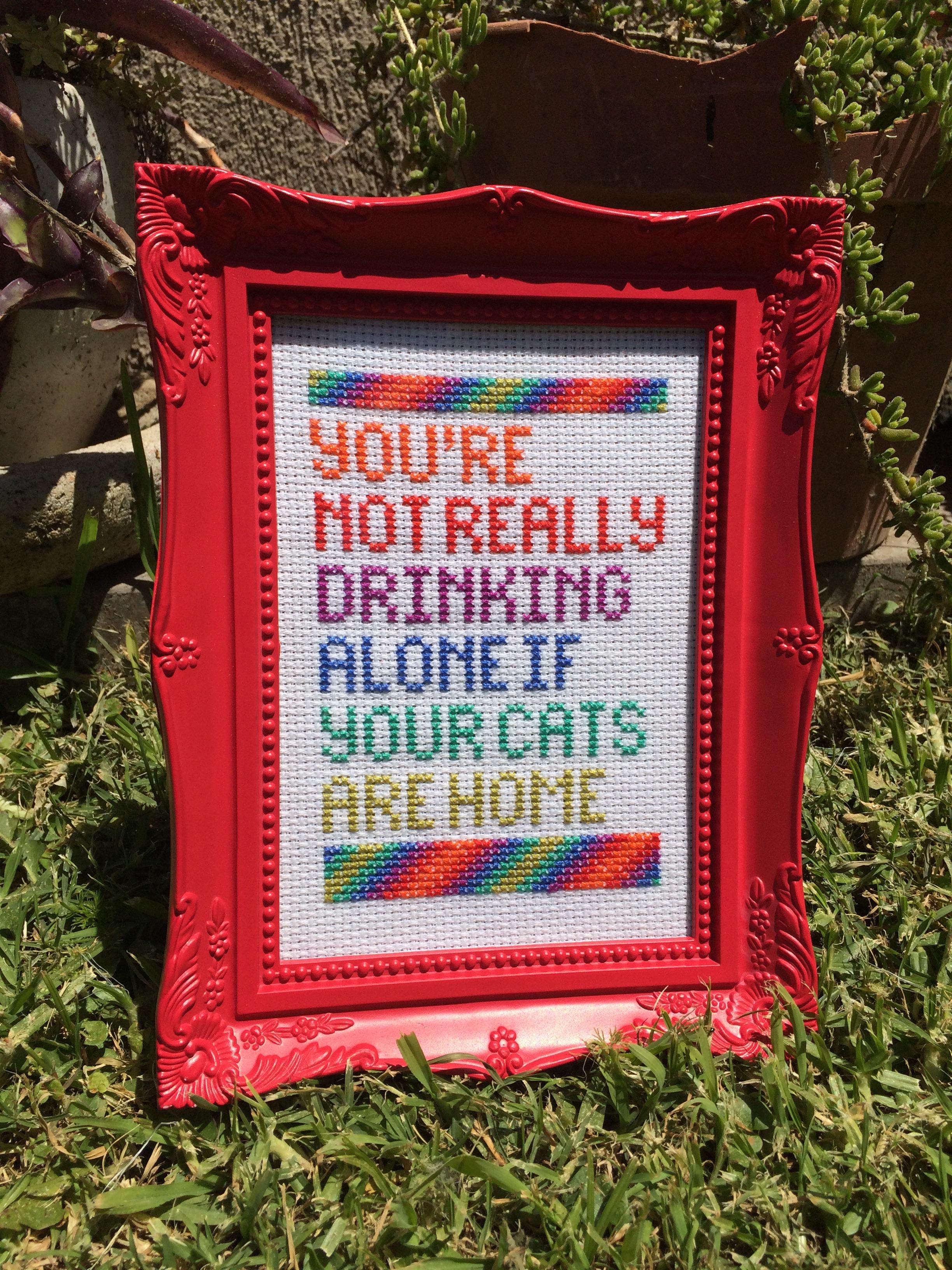 [FO] Framed & delivered. Made this for my friend’s birthday. r