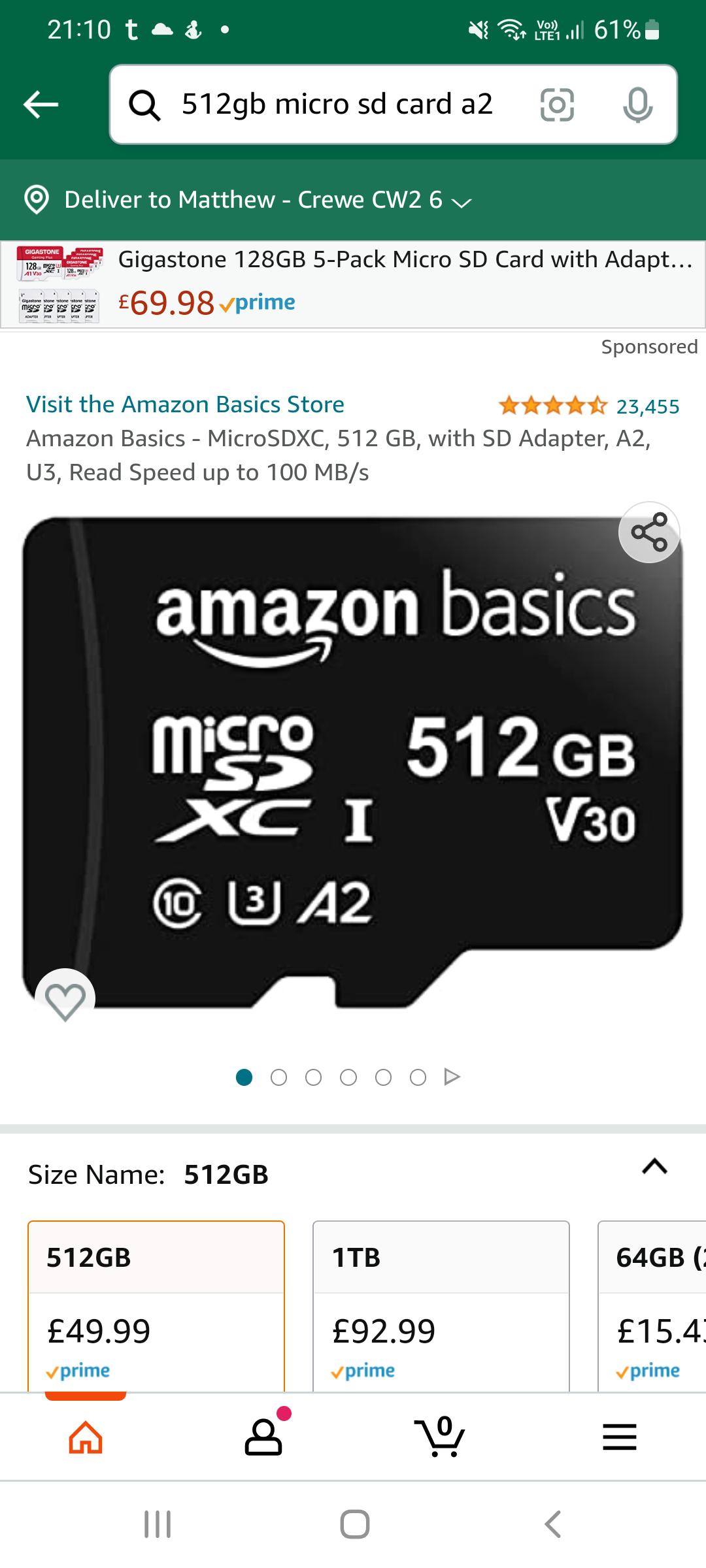 Amazon SD Cards? r/SteamDeck
