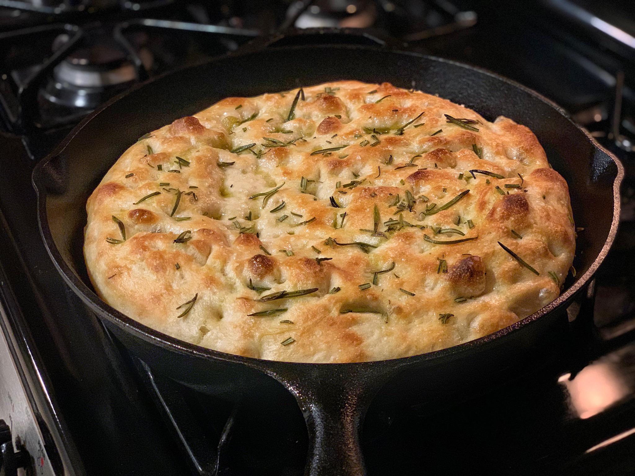 Cast Iron Focaccia! r/seriouseats