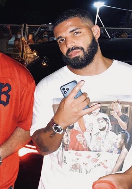 Drake wearing a shirt with X on it r/XXXTENTACION