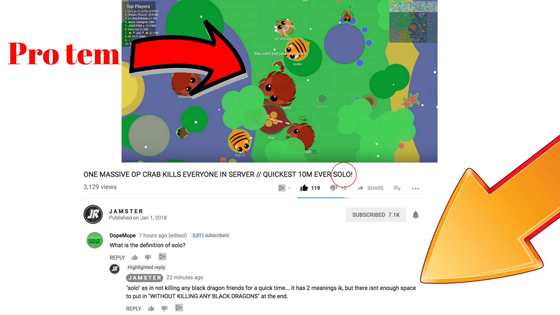 The Definition of SOLO according to some Mope.io Yotubers... r/mopeio