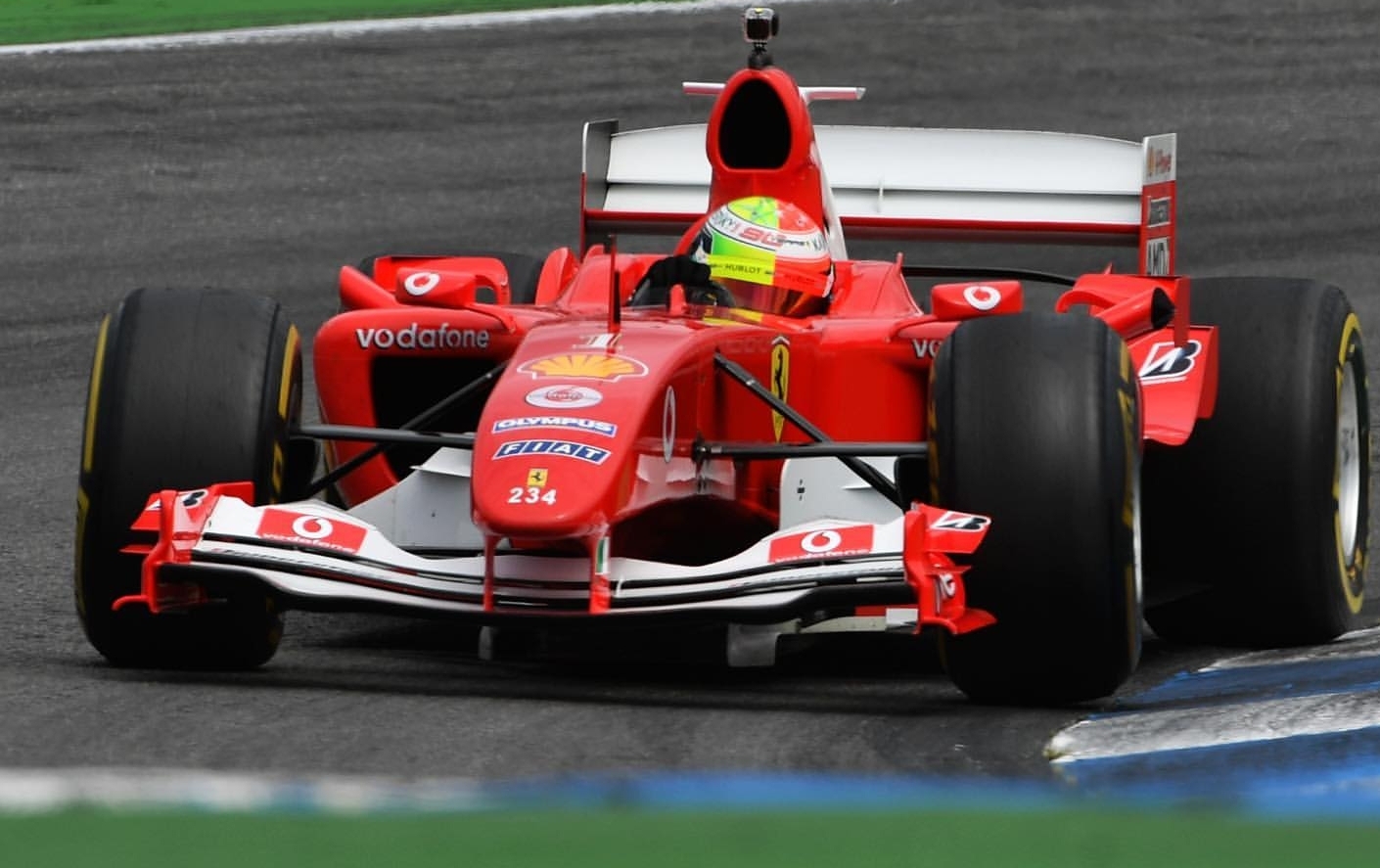Mick Schumacher drives his dad's F2004 this Saturday in Hockenheim