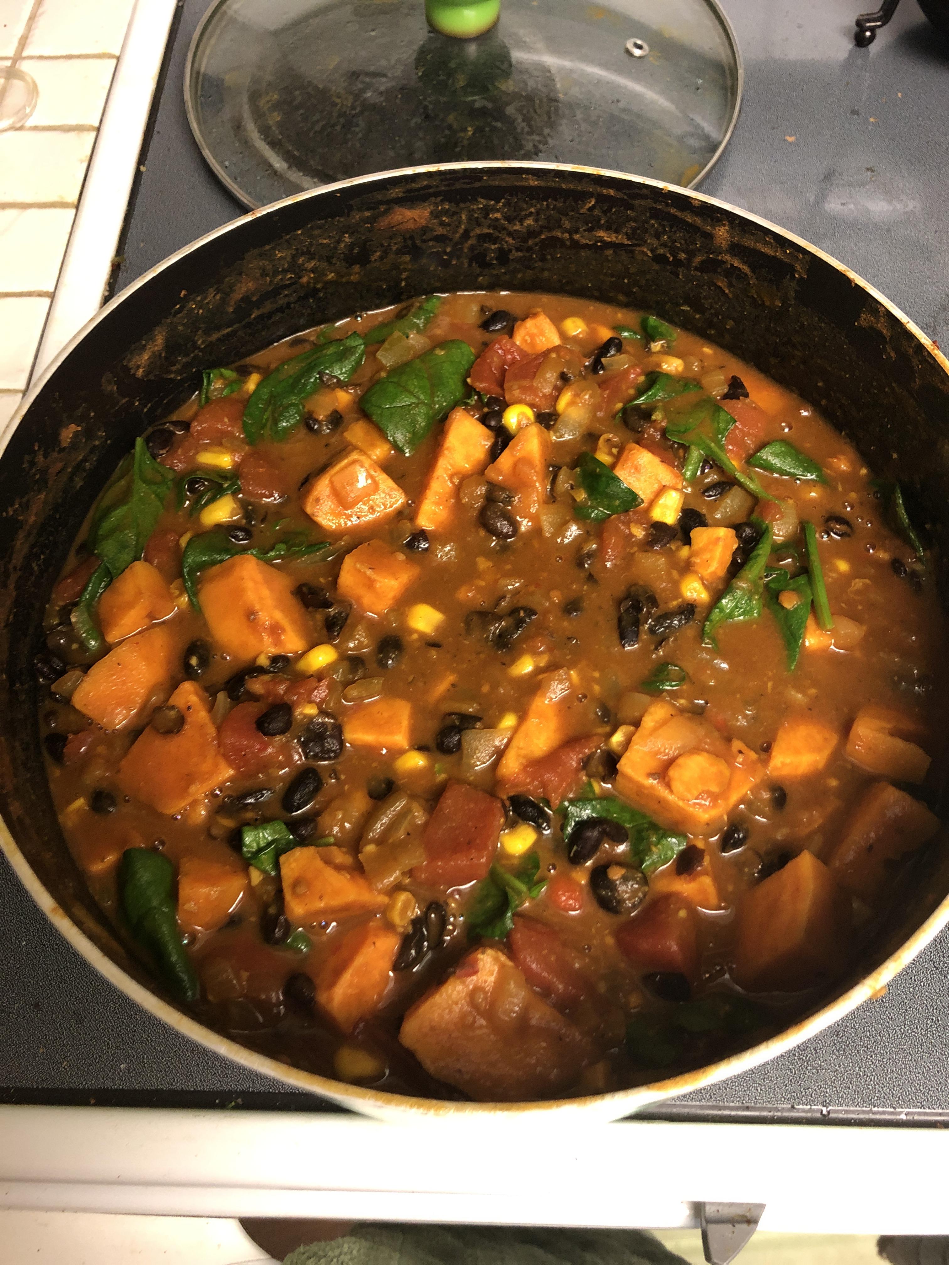 Sweet potato and black bean soup. r/Cheap_Meals