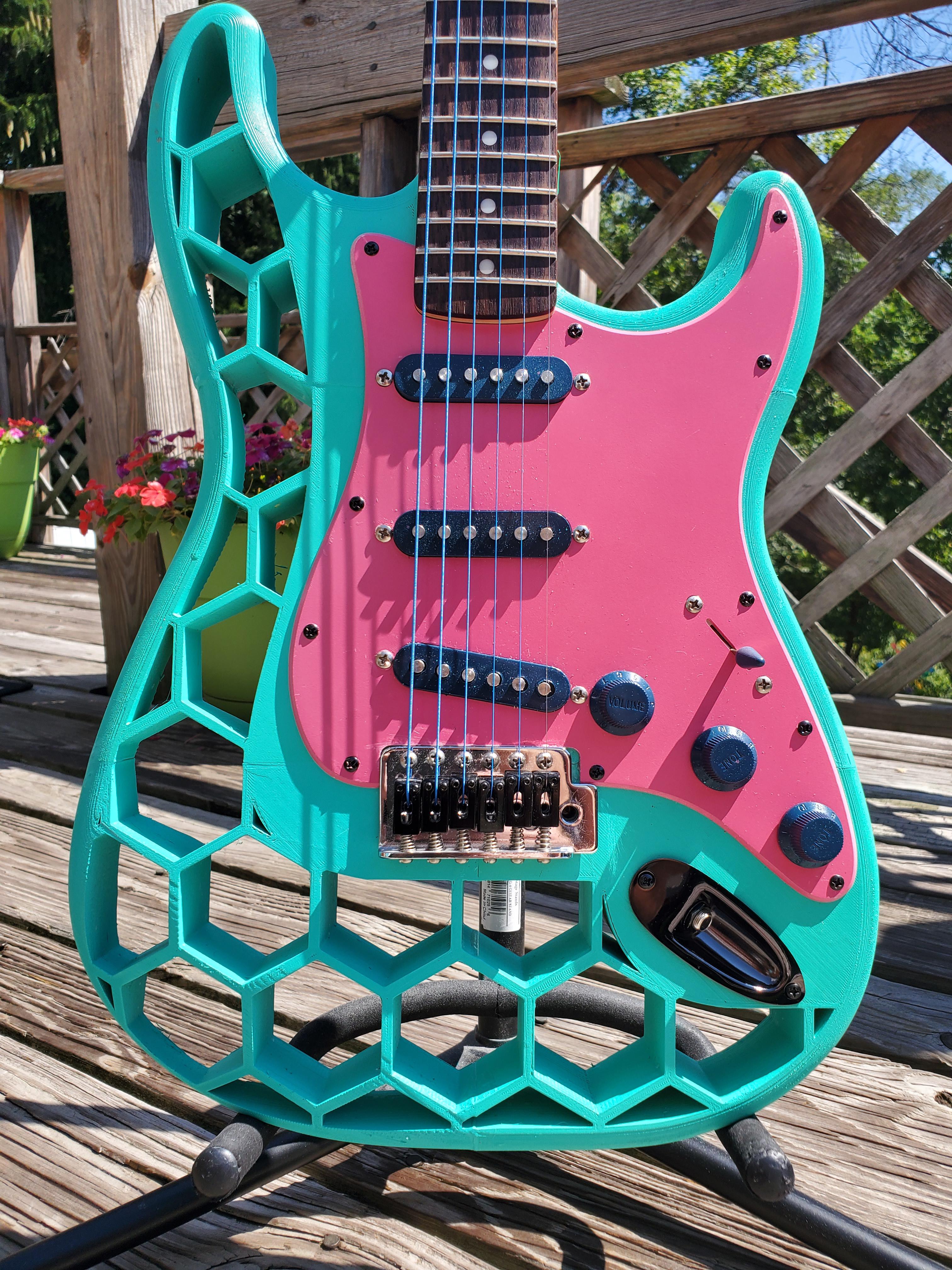 I've been wanting to 3D print a guitar body ever since high school