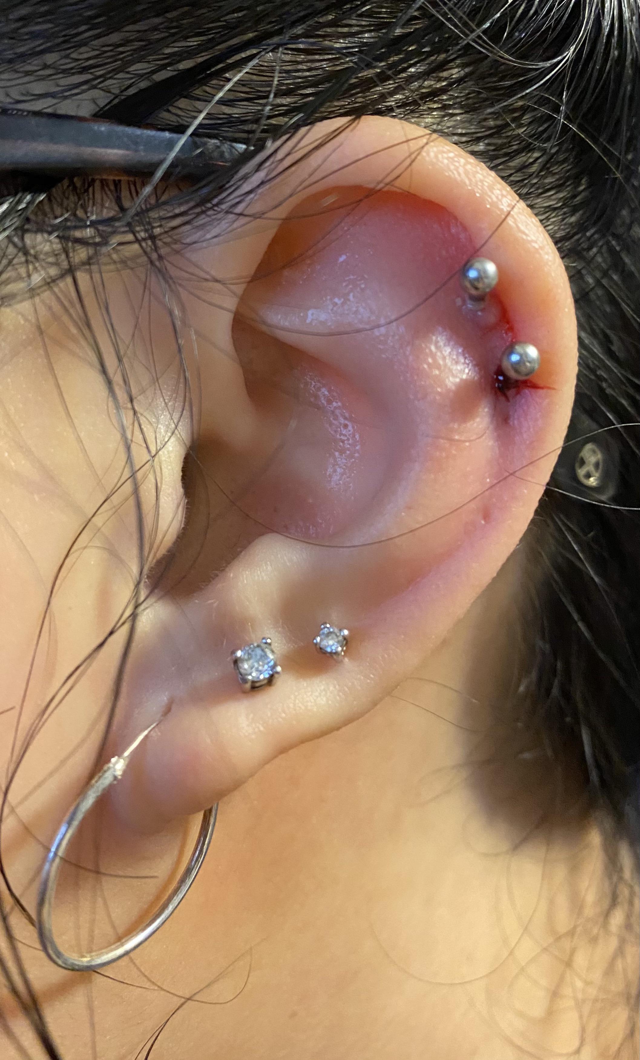 Shattered Cartilage Piercing