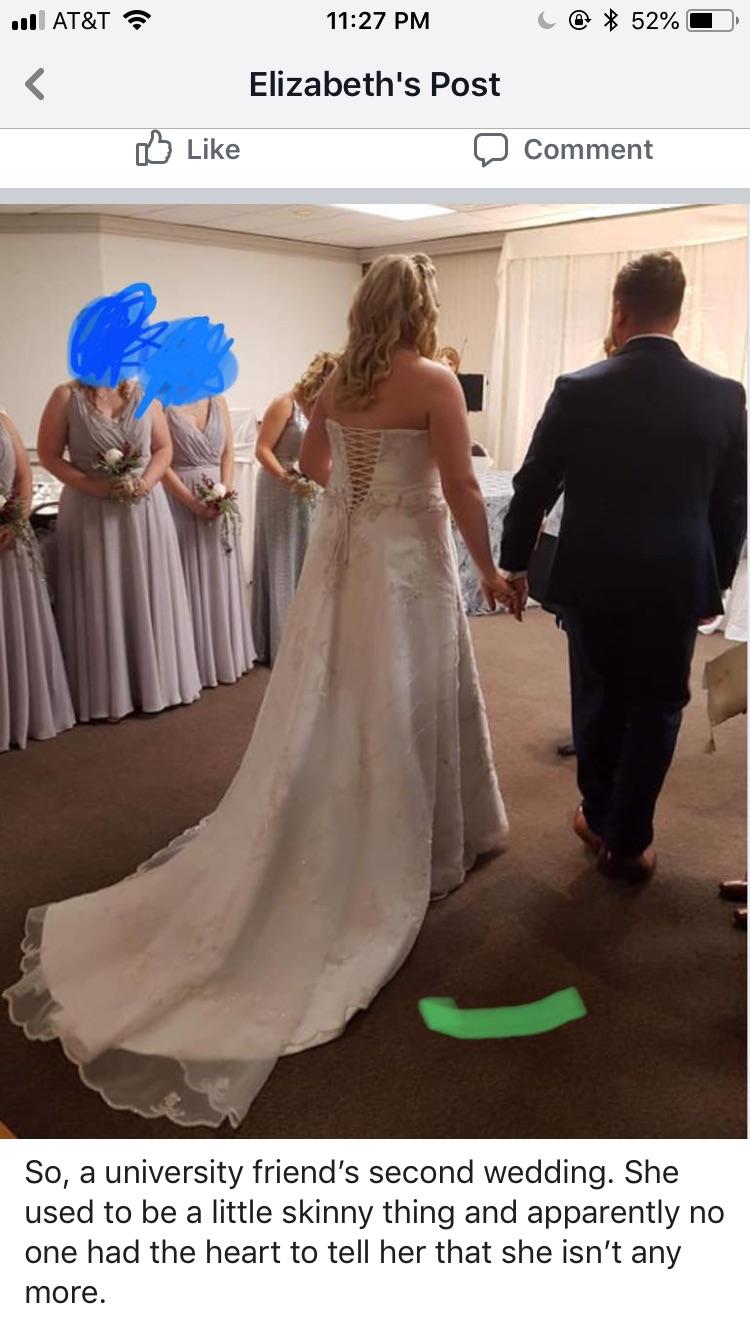 Who the fuck does this!?!? I hope the bride knows insanepeoplefacebook
