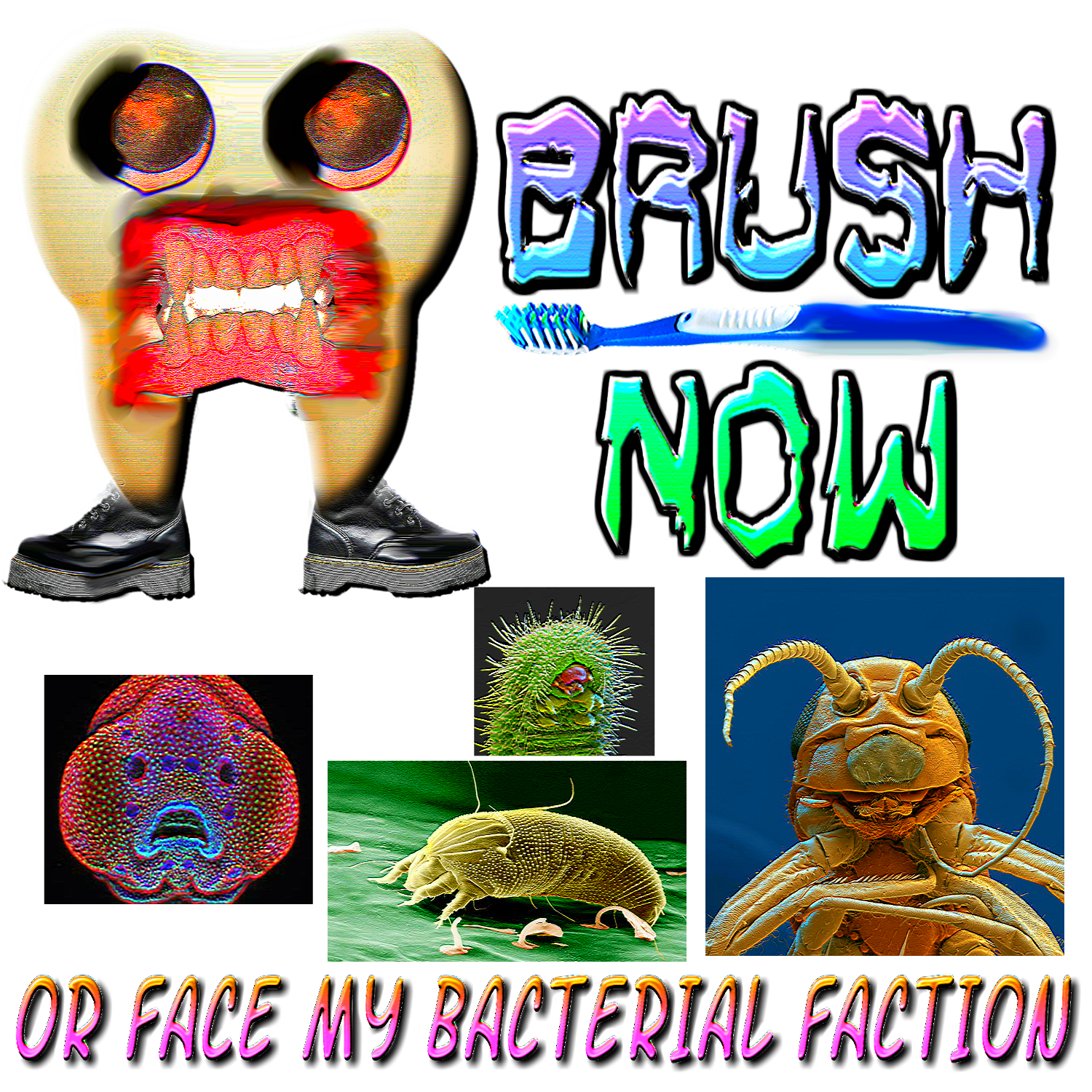B R U S H Y O U R T O O T H surrealmemes