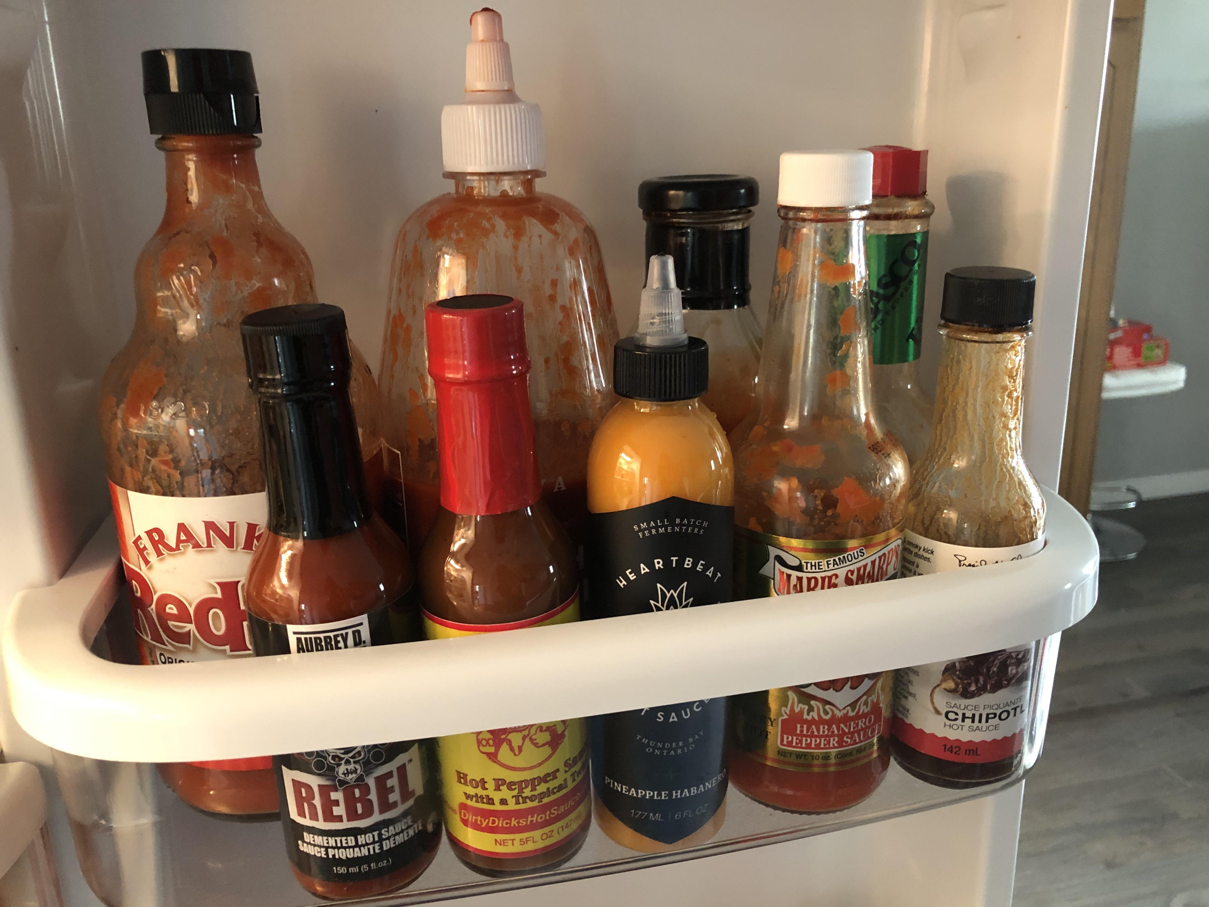 Entire shelf just for hot sauce 🌶🔥 r/spicy