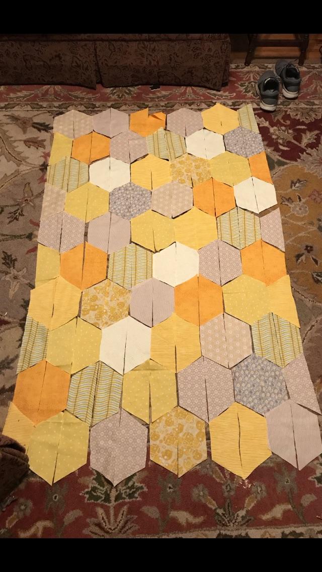 Need opinionsmy first quilt, I'm making to look like a and