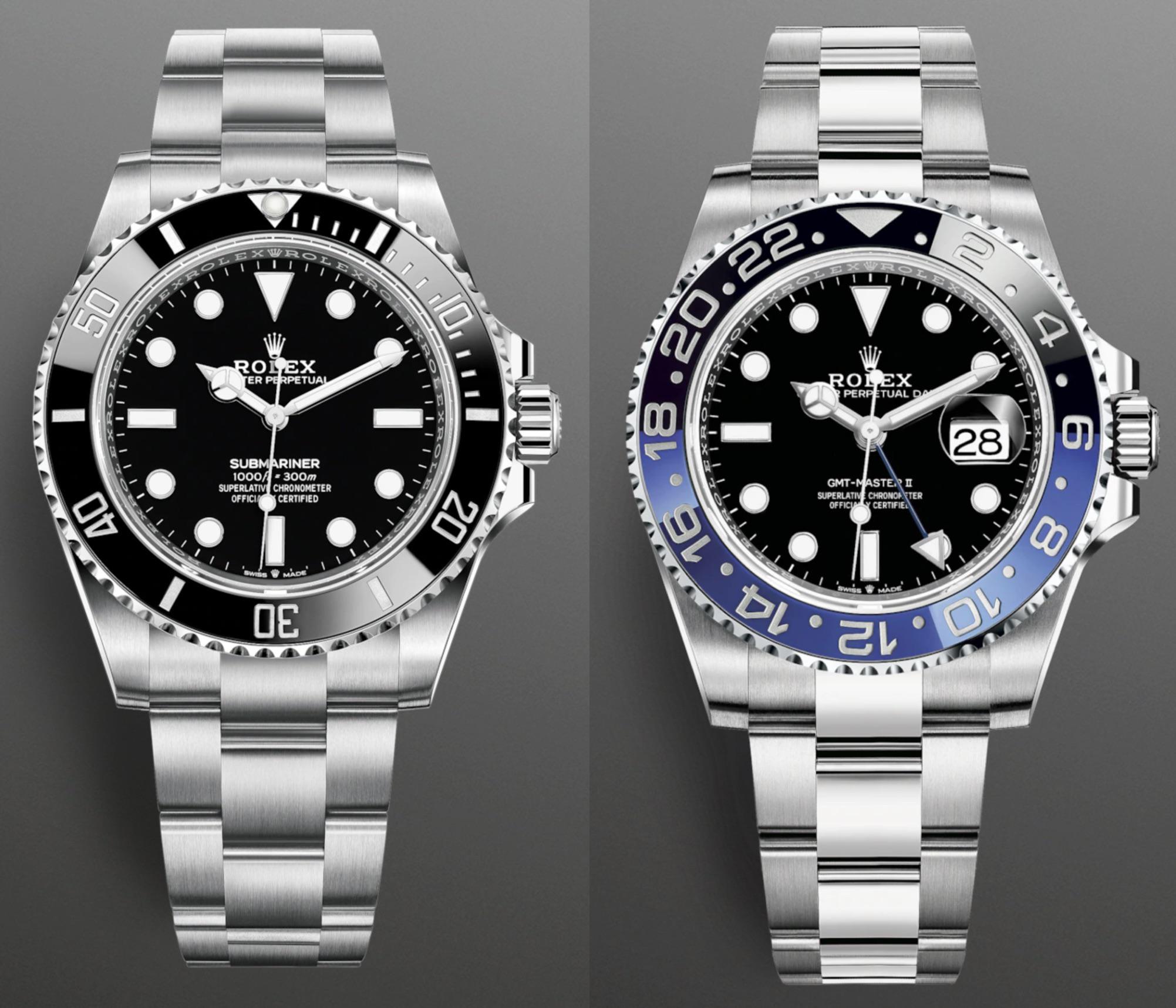 Submariner(no date) or GMT(Batman) r/rolex