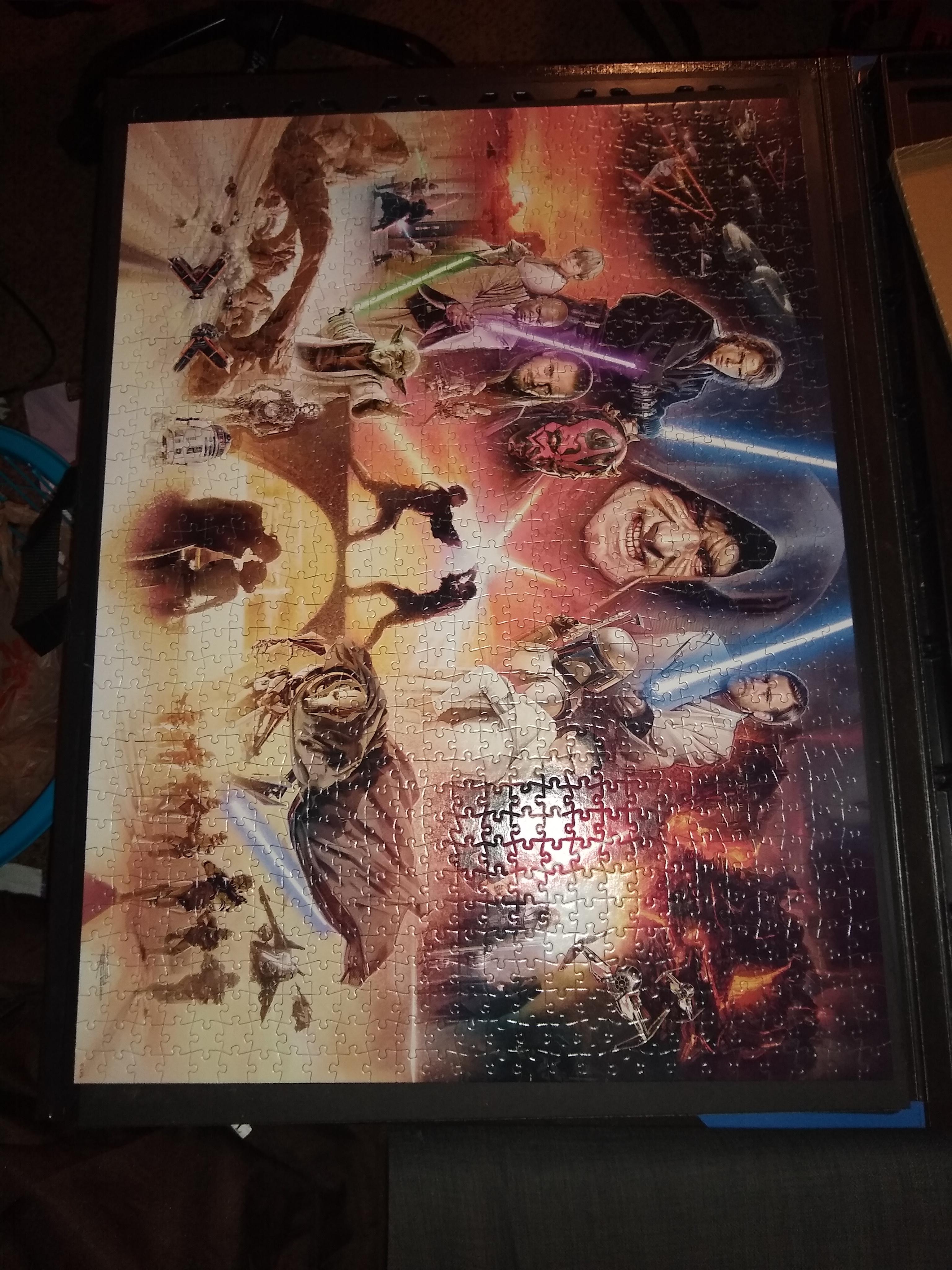 Finished the first star wars puzzle I told you guys about! My first