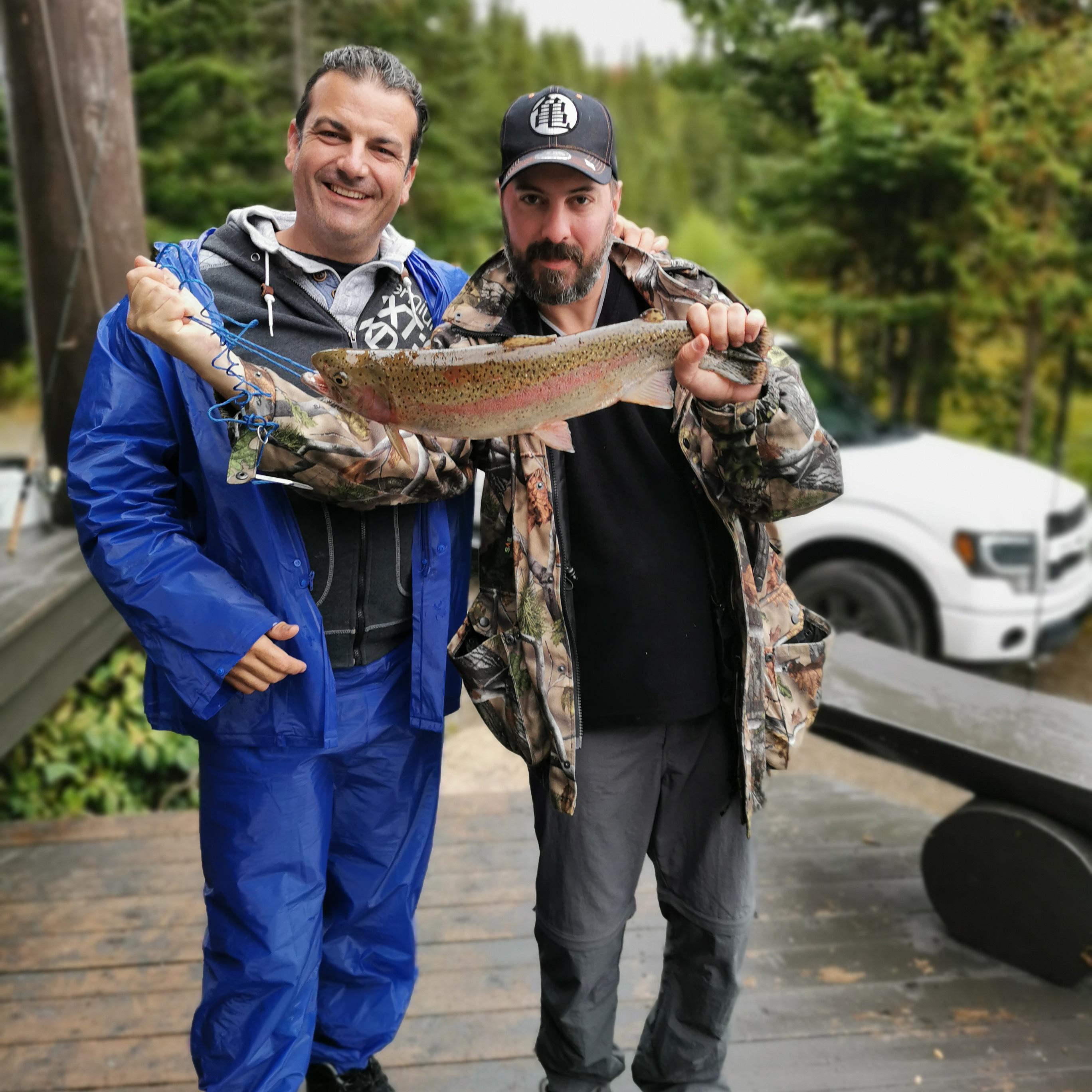 16 guys trout fishing weekend tournament. The winner of the trophy and