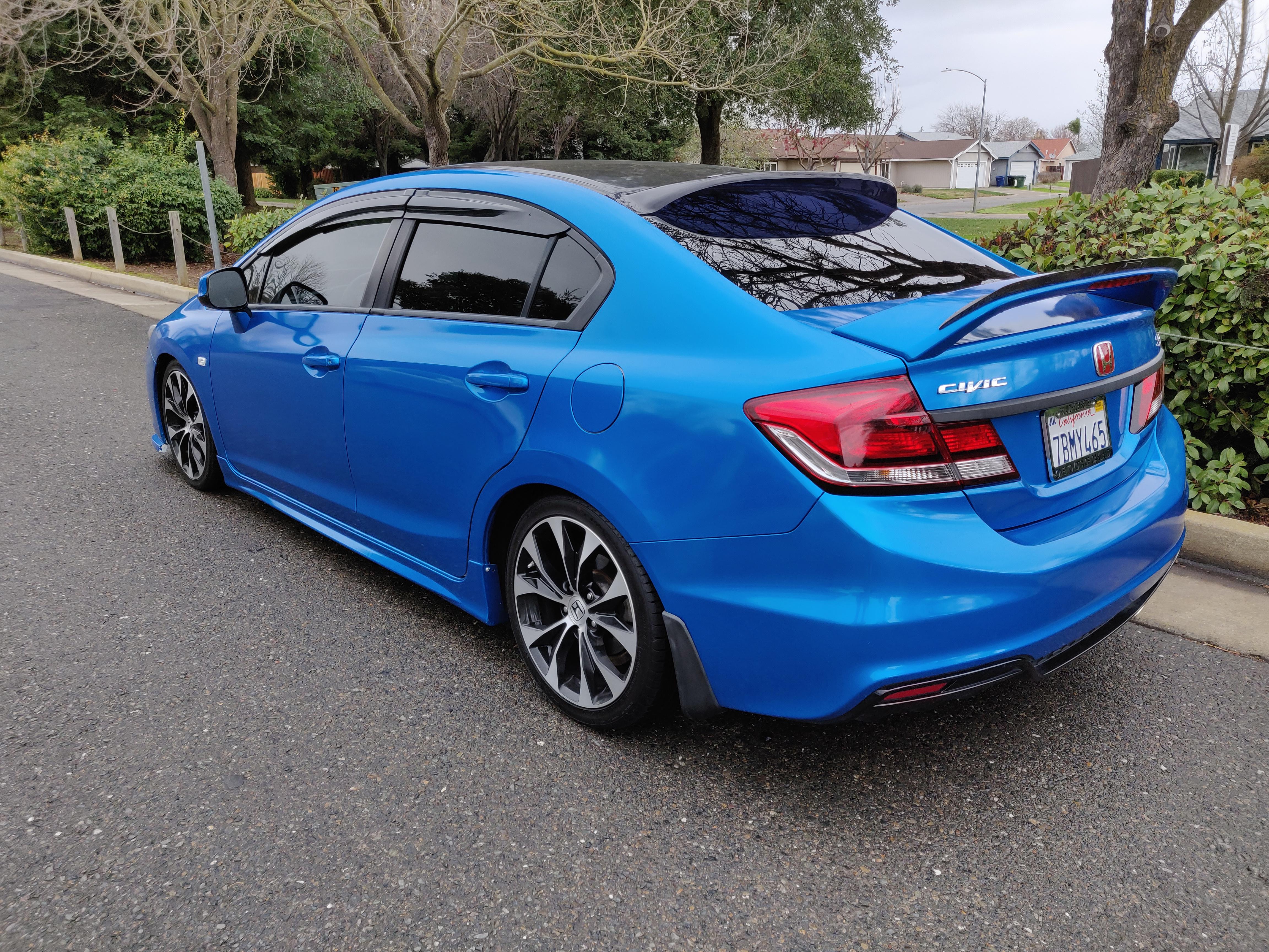 9th Gen Civic SI (Rear quarter view) civic
