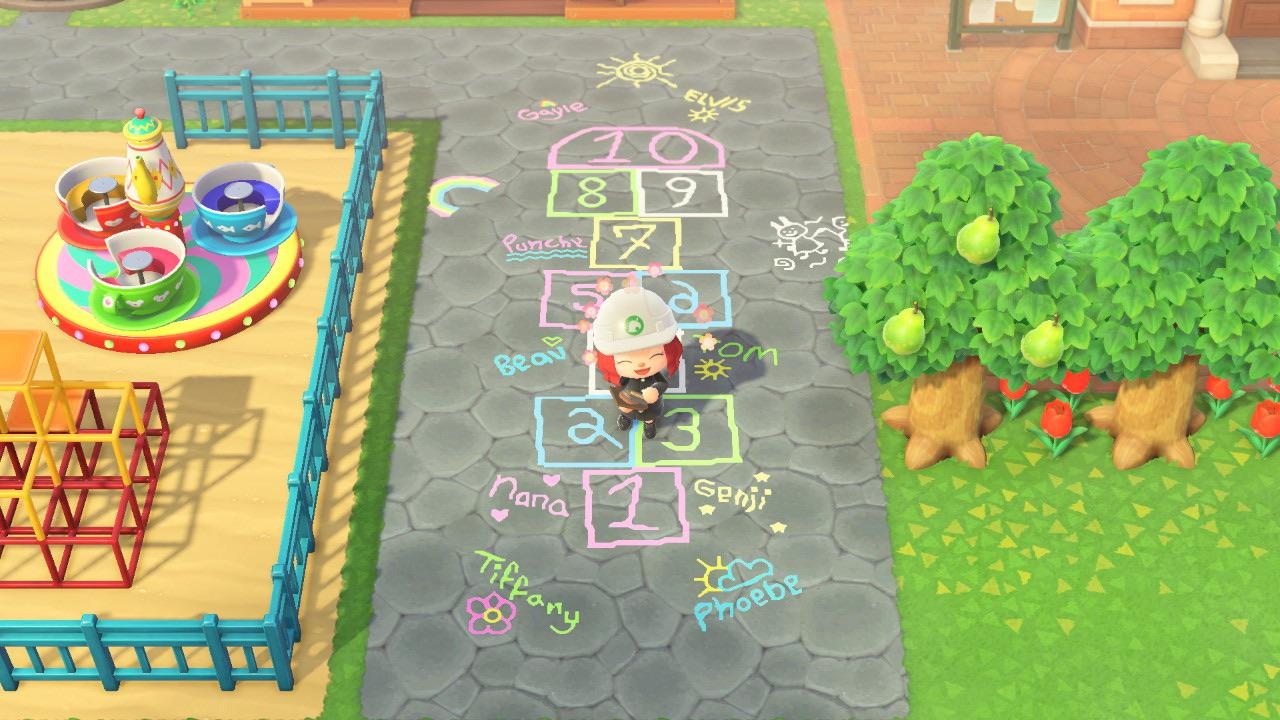 Made some chalk names for my villagers! AnimalCrossing