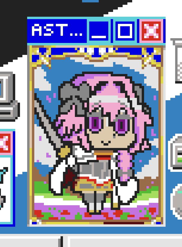 Made pixel art of Astolfo a while ago but nevergot aroundto sharing it