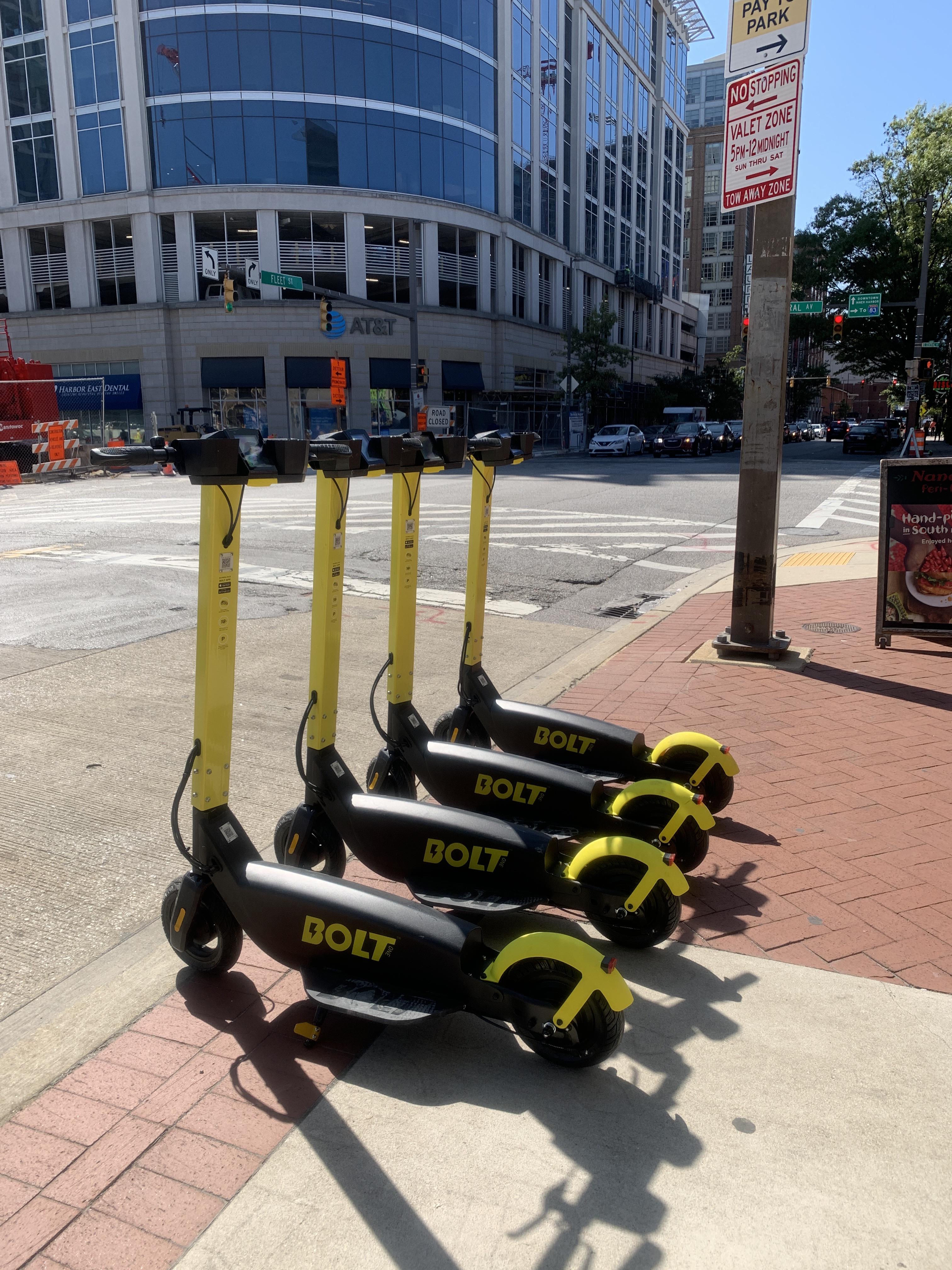 Bolt scooters now in Baltimore r/baltimore