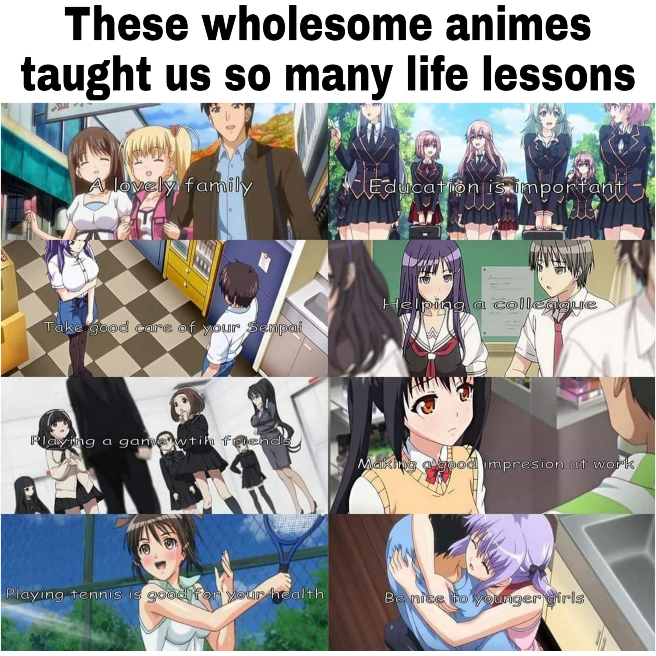 The masterpieces Animemes