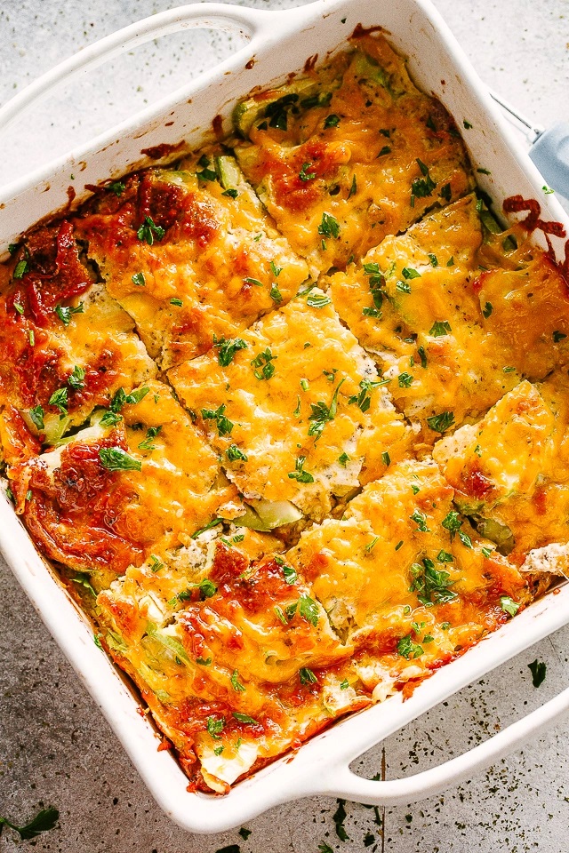Cheesy Zucchini Casserole r/ketorecipes