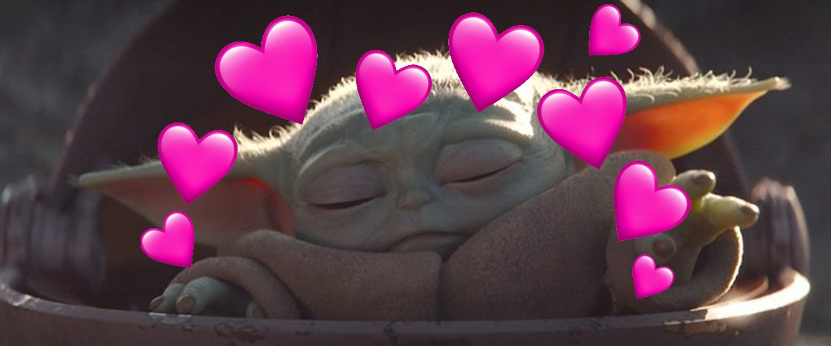 Baby Yoda sending love to everyone. r/BabyYoda