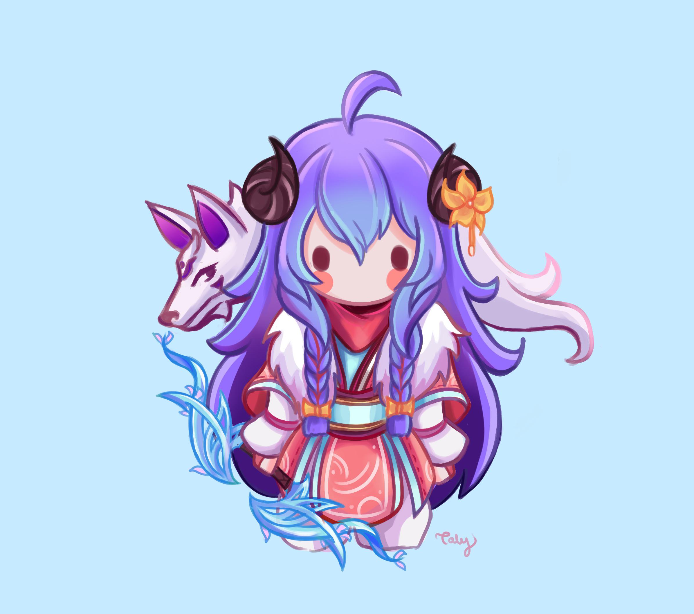 Kindred chibi by me r/Kindred