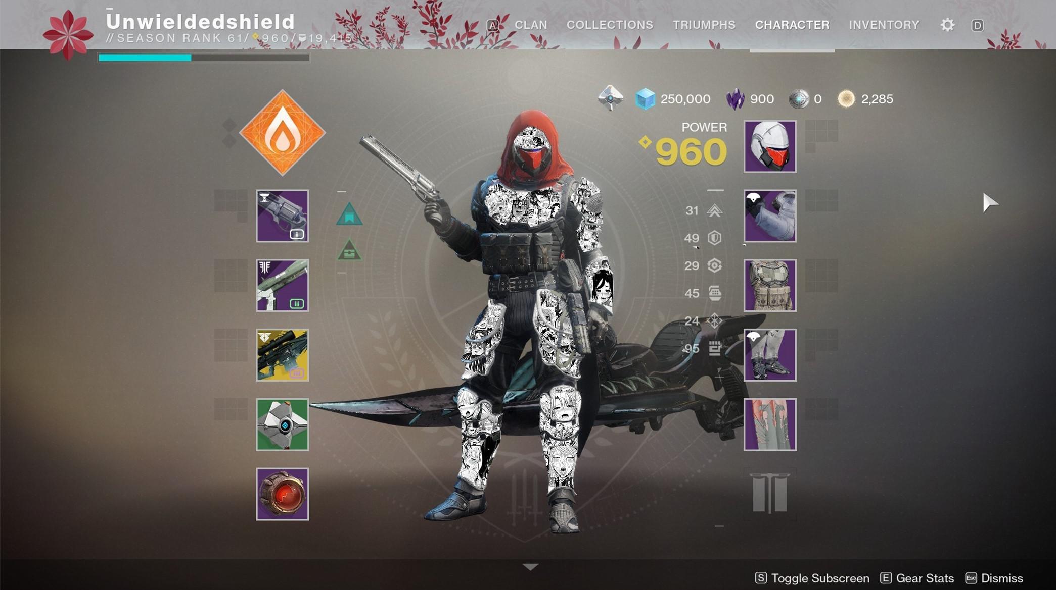 I'm loving this new exotic shader destiny2