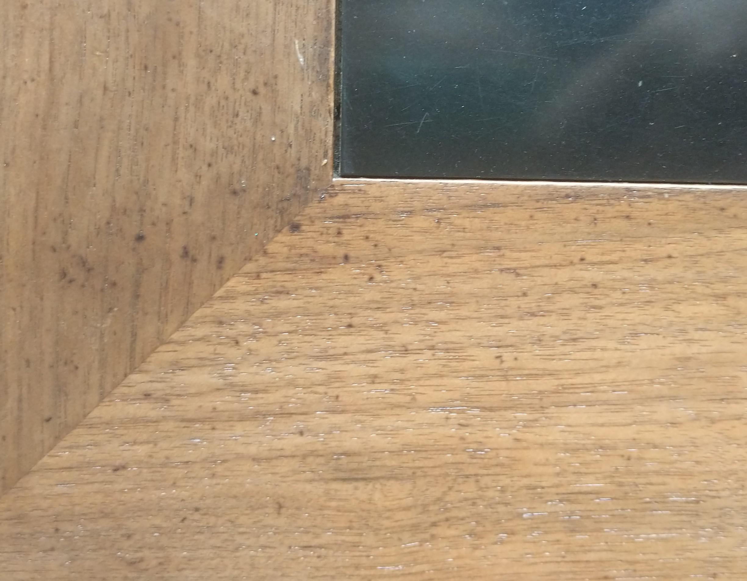 Black dots appearing after poly?? Help! r/woodworking