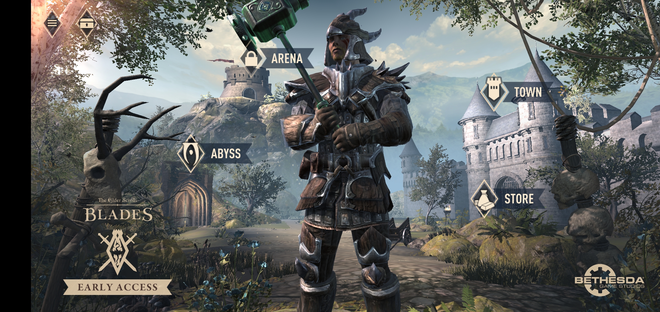 Full Dragon Scale Armor w/Stendars Hammer r/ElderScrollsBlades