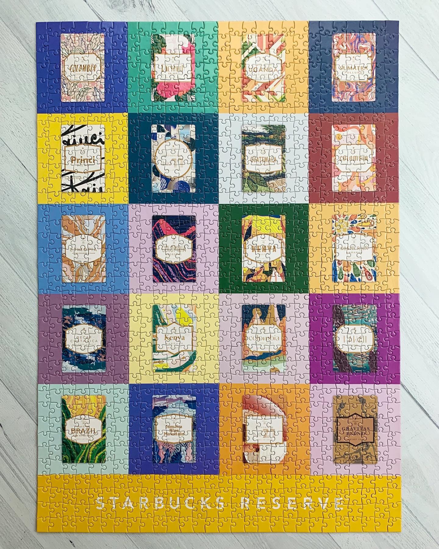 Starbucks Reserve Starbucks 1008 Pieces r/Jigsawpuzzles