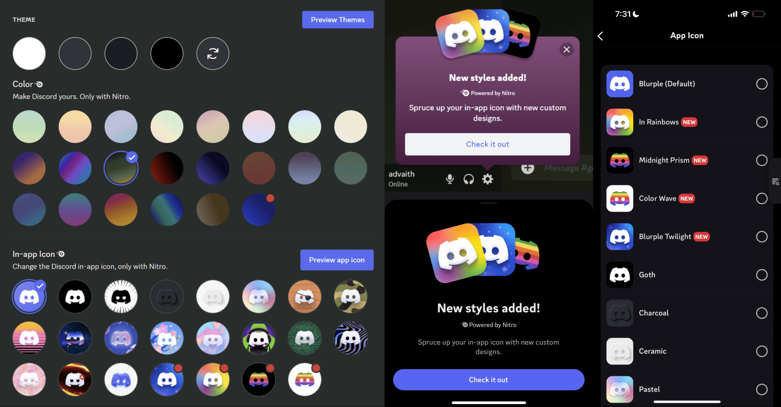 Discord is working on new themes and app icons, including rainbow Pride