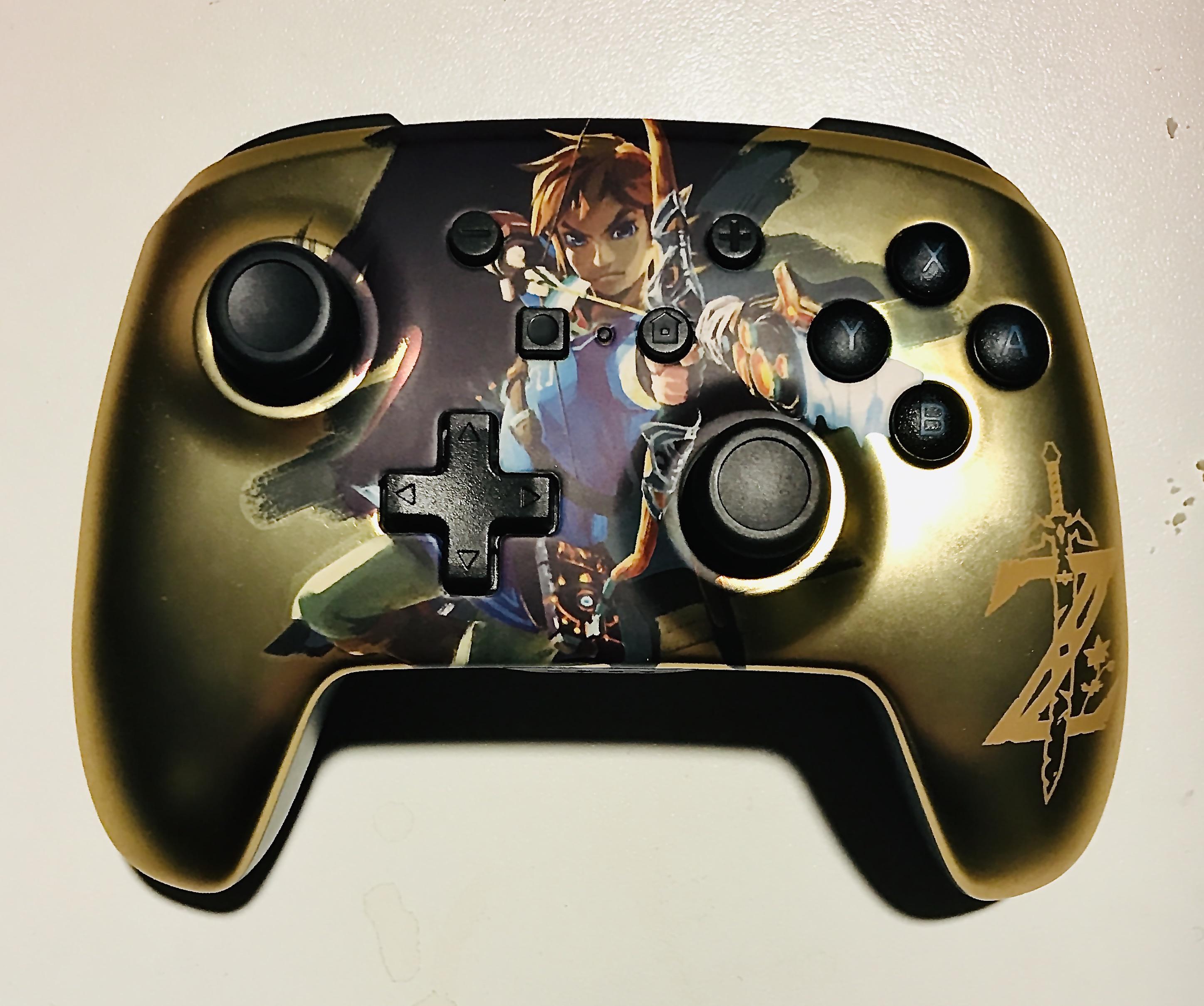 New BOTW controller. Just finished all 120 shrines the other day. Hope