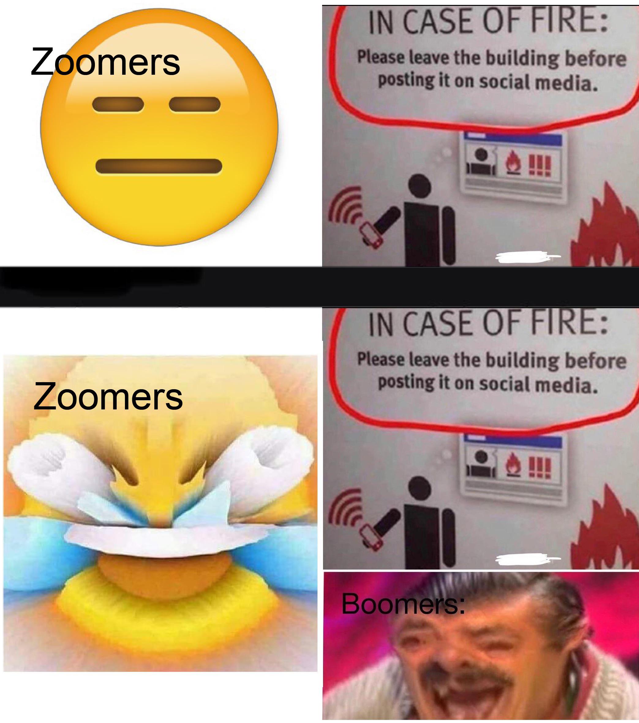 Boomers make everything funny teenagers