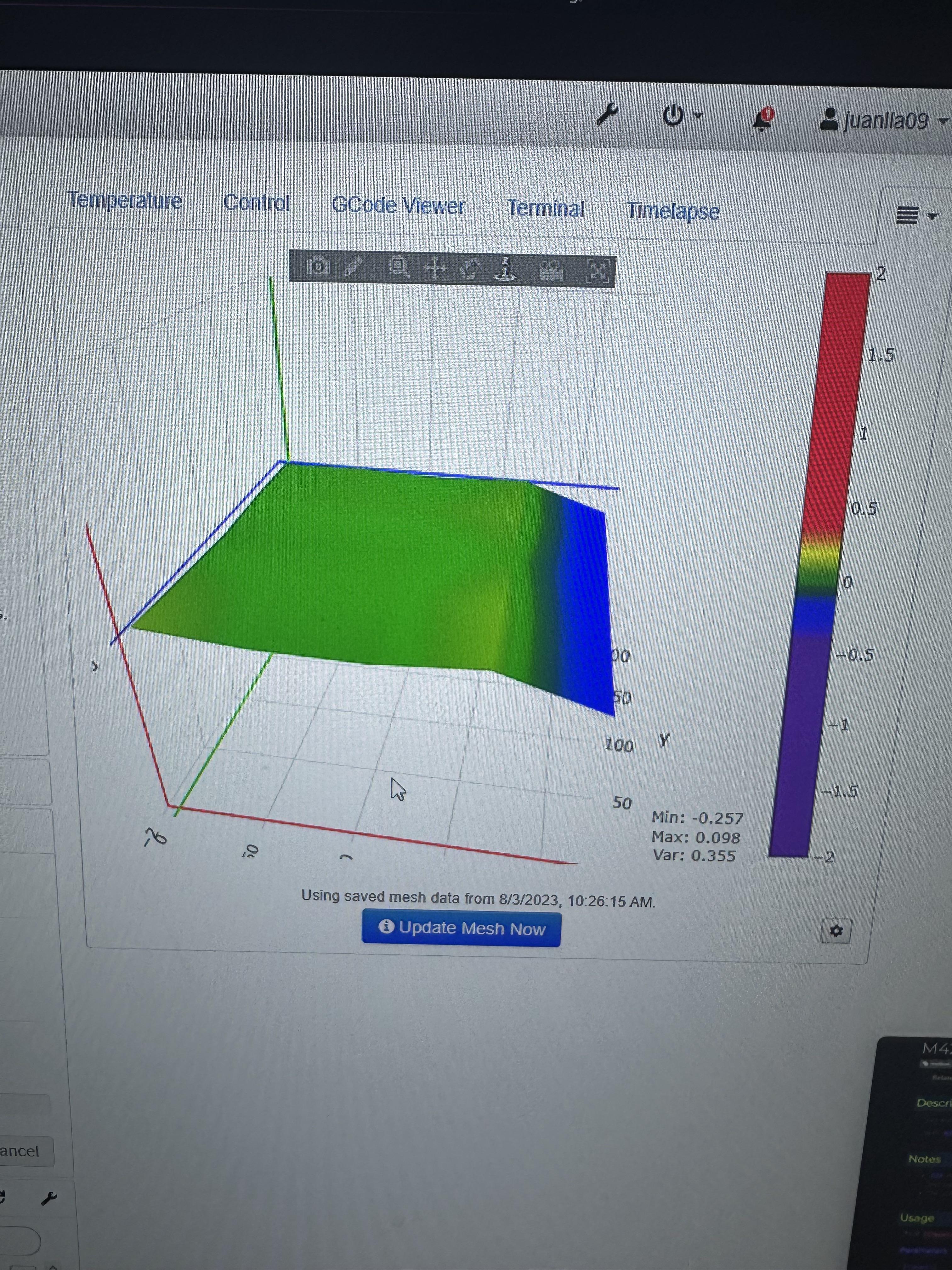 Octoprint bed mesh leveling visualizer r/3Dprinting