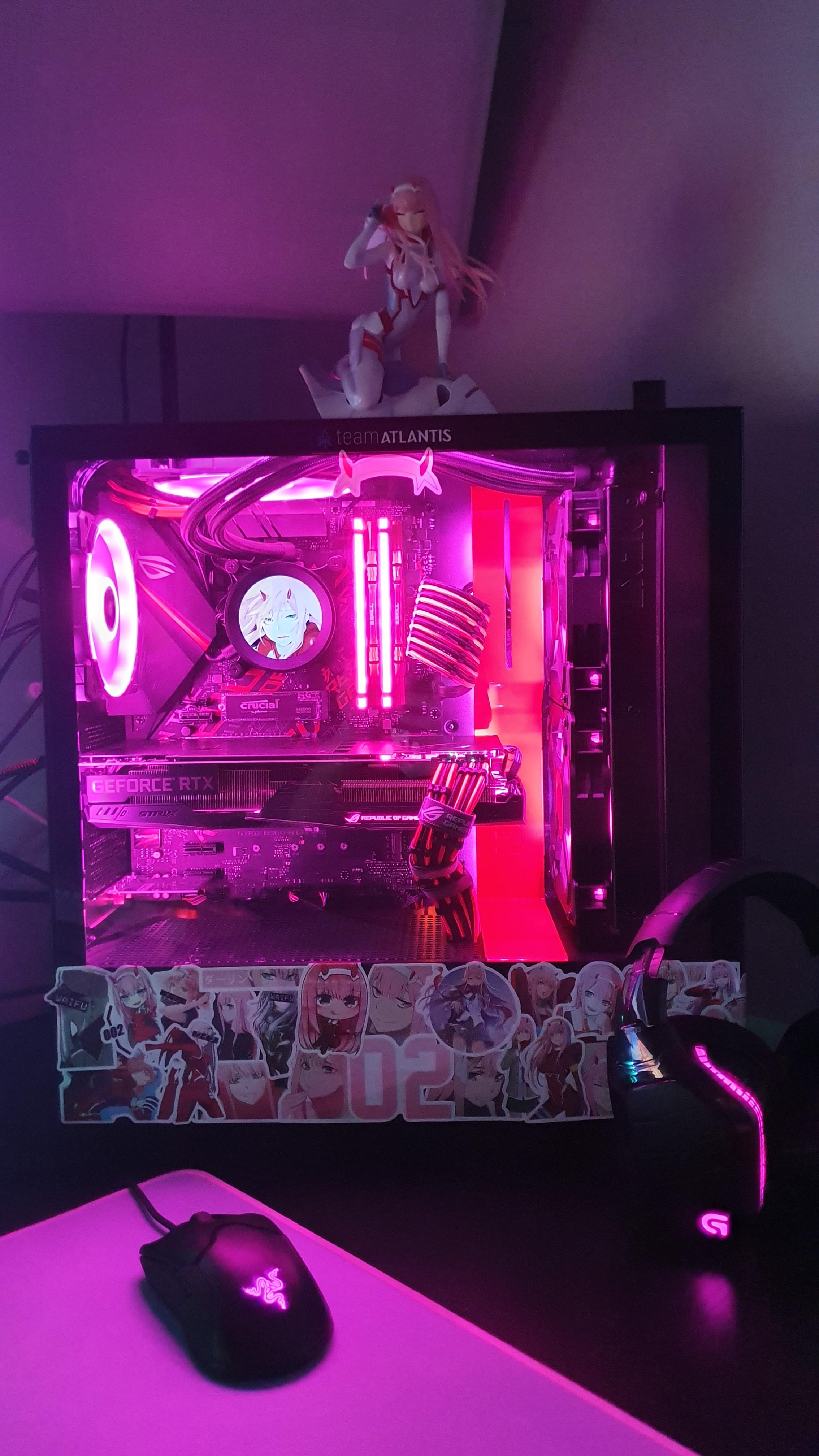 Pink Anime Pc Setup Start memu then open google play on the desktop