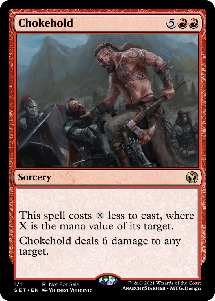 Daily Burn Spell — Chokehold r/custommagic