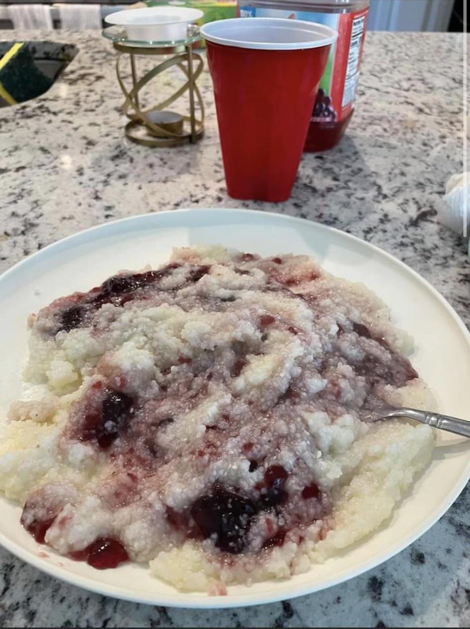 Grits and jelly r/StupidFood