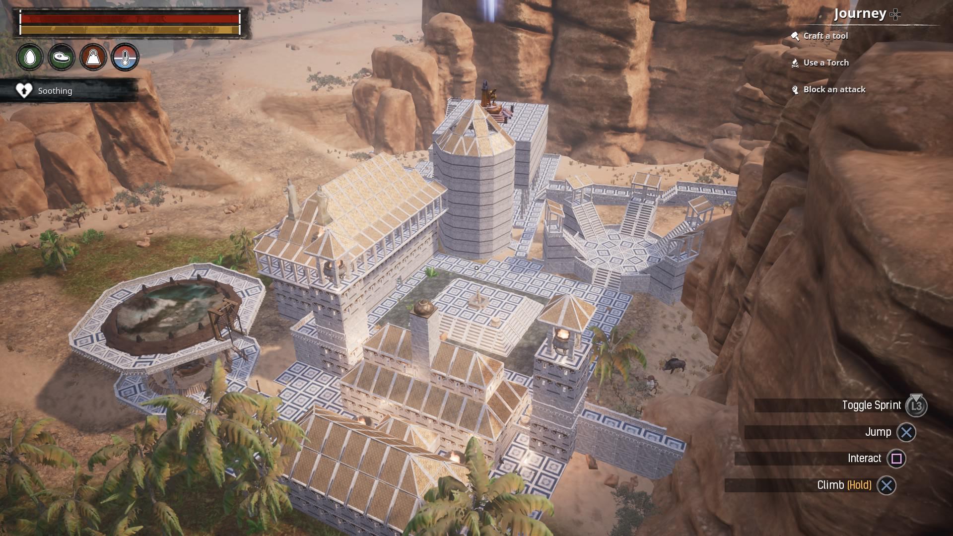 Built a center and school for new exiles ConanExiles