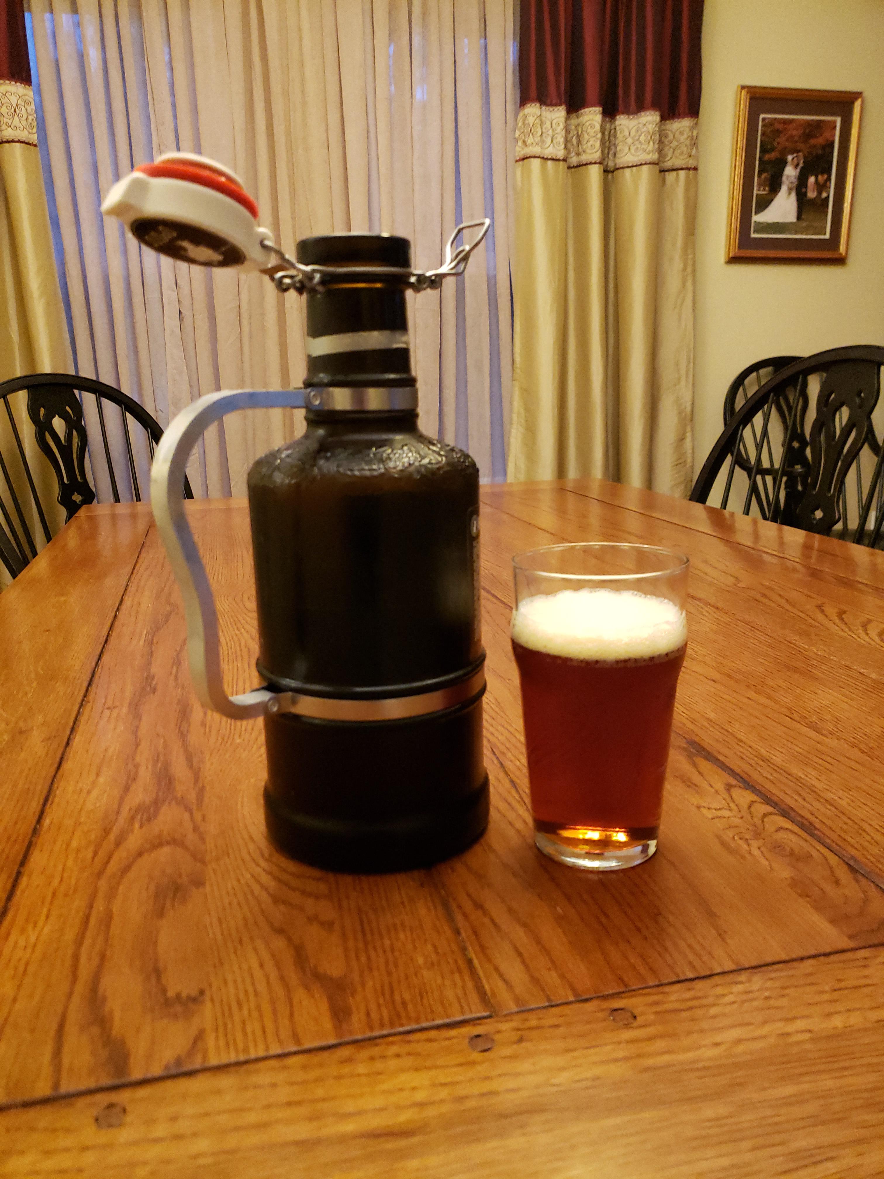 Man Skirt Brewing Hackettstown NJ USA. Belgian Quad. 11 ABV. The