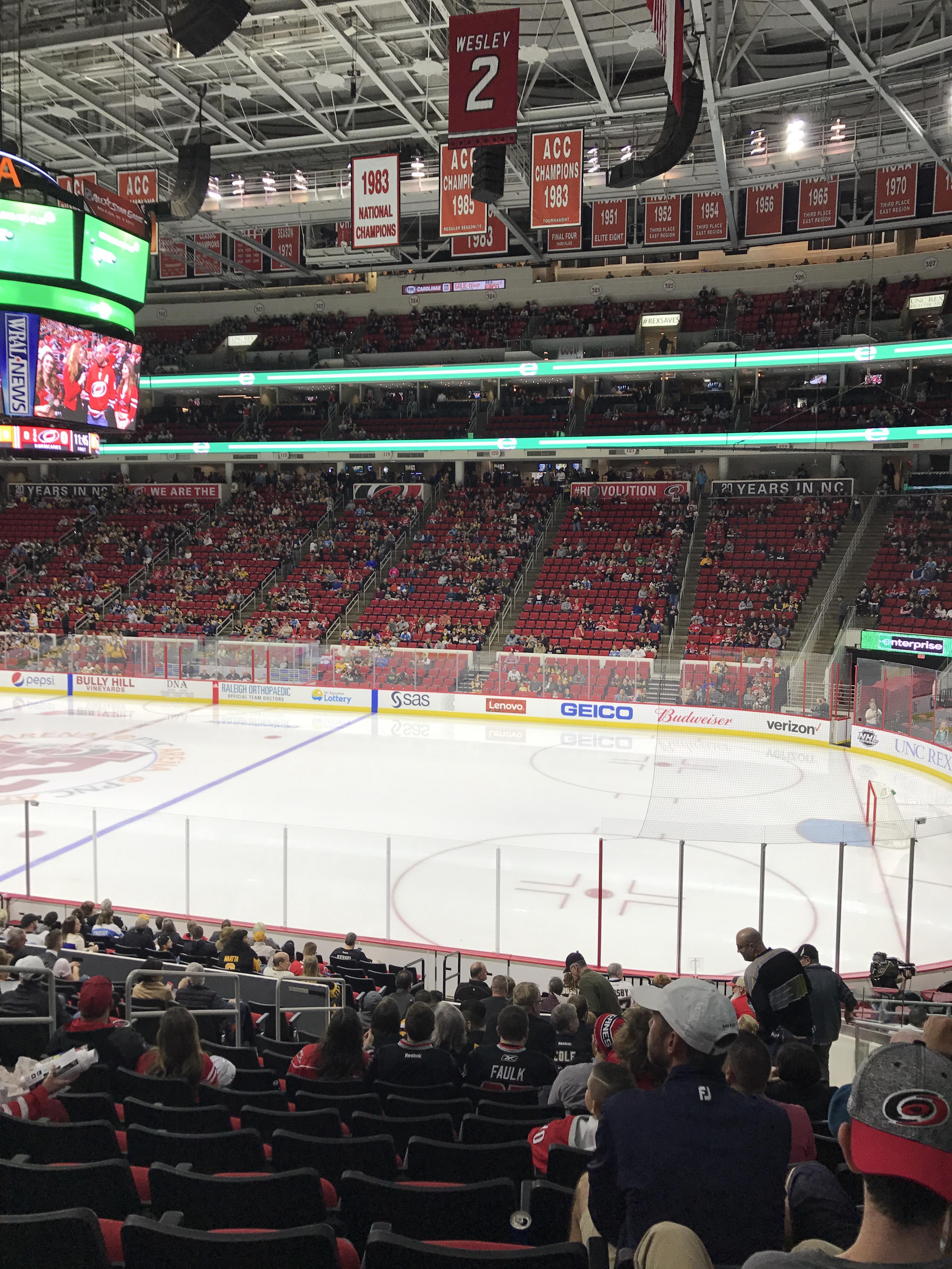 Checking in from 101! Drove in from Atlanta to EXPERIENCE CANES HOCKEY