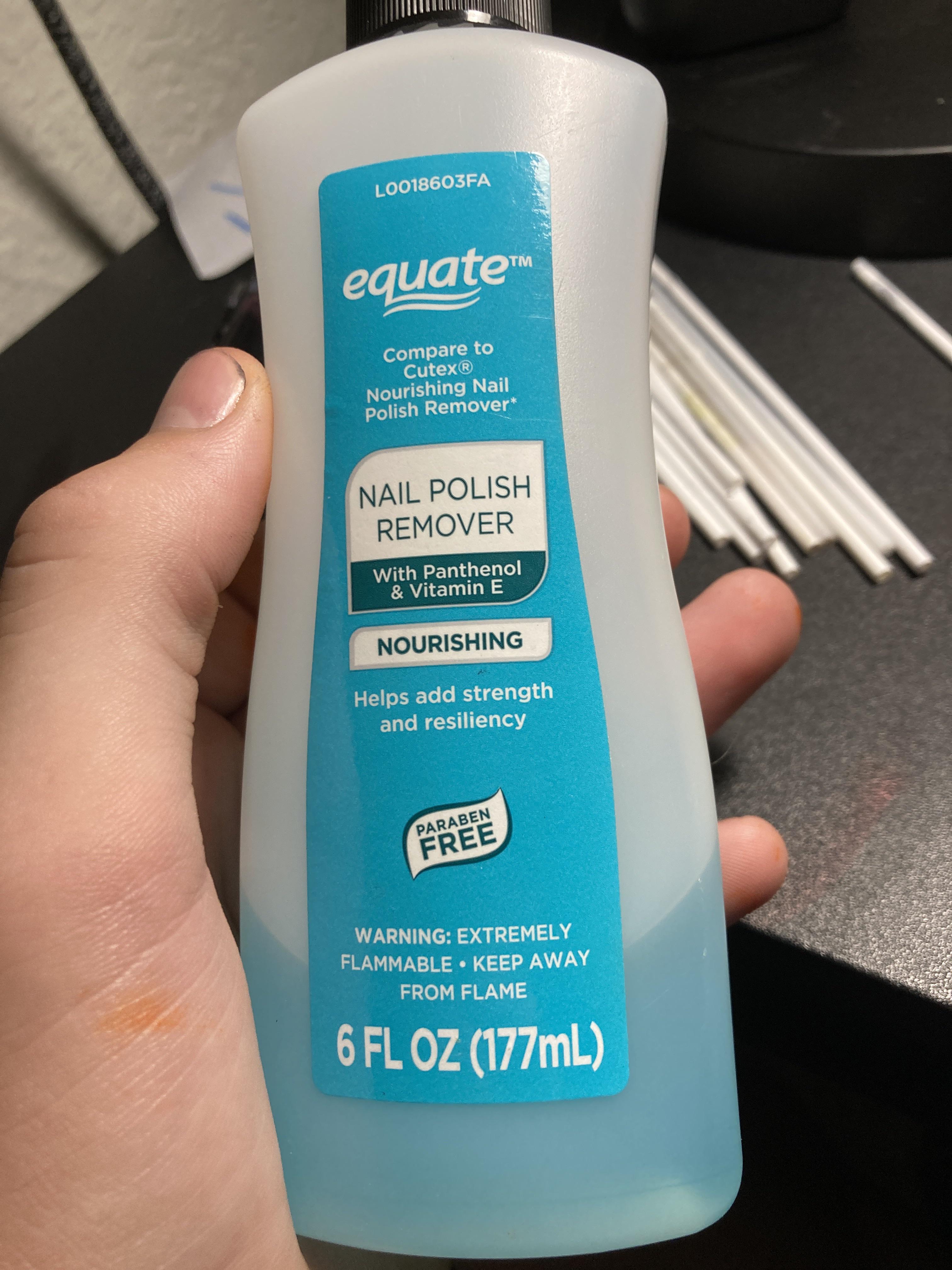 Will this nail polish remover work for making homemade ink? r