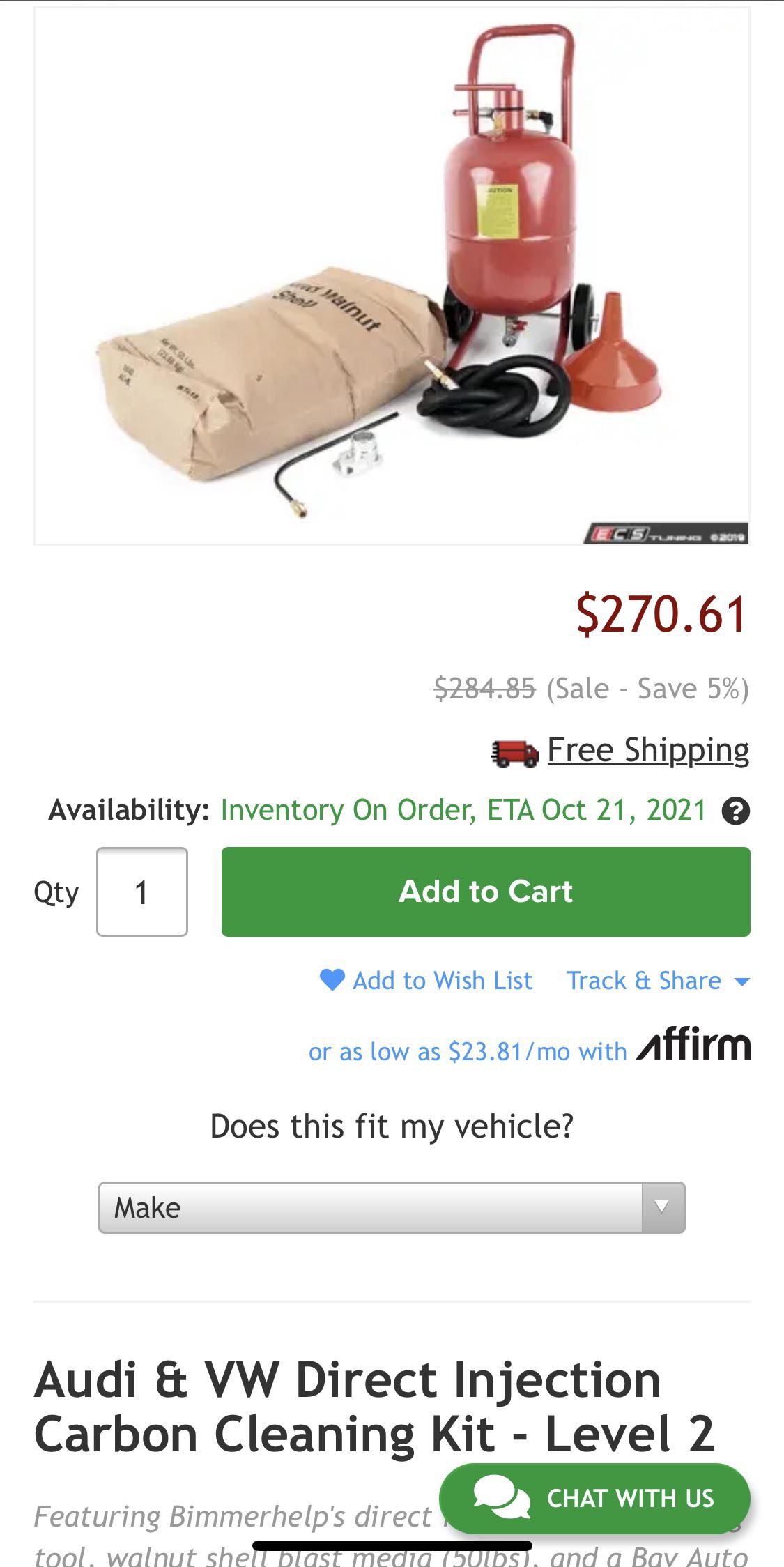 Carbon cleaning kit r/GolfGTI