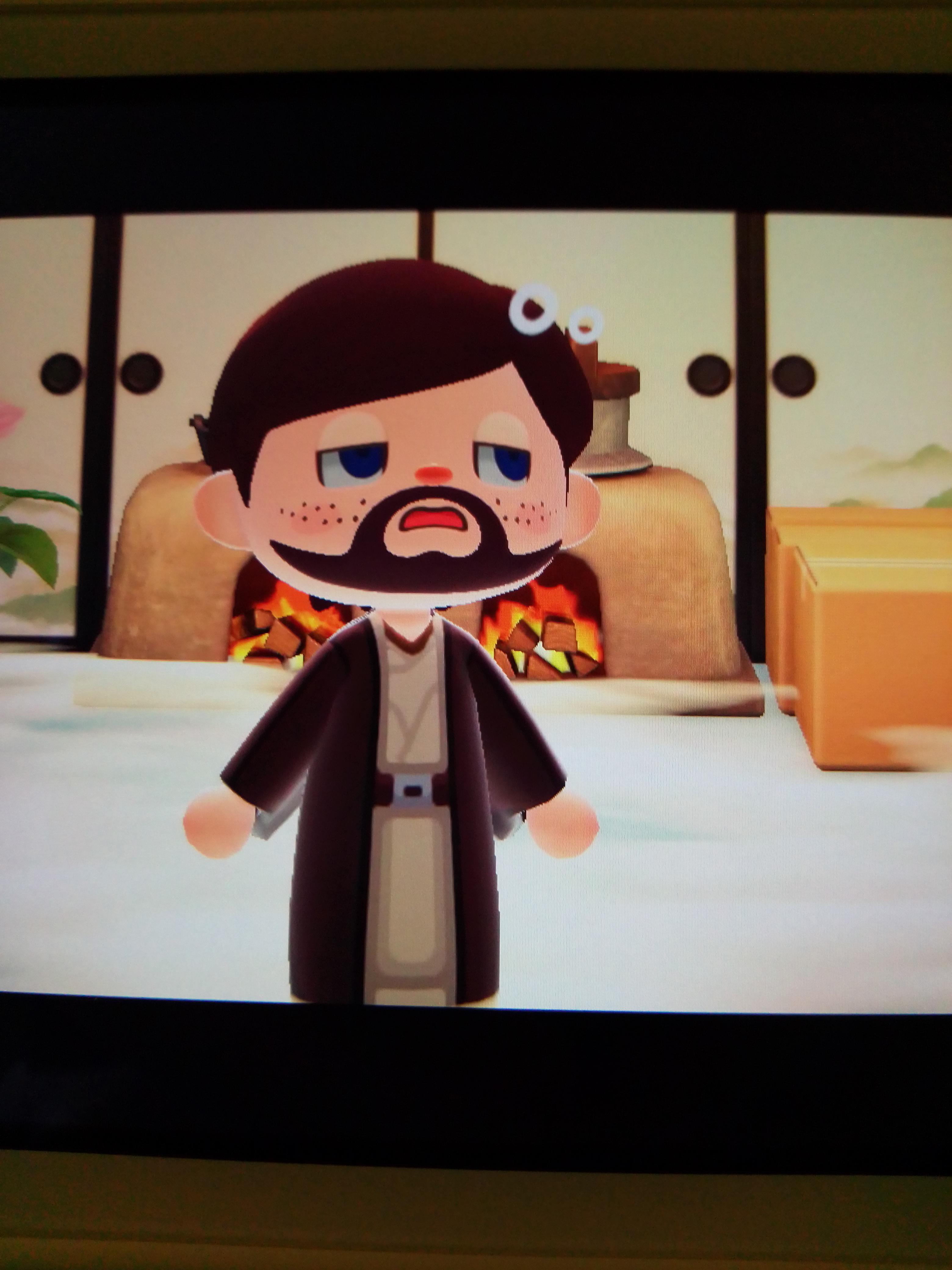 [Animal Crossing New Horizon] ObiWan Kenobi from Episode 3 r