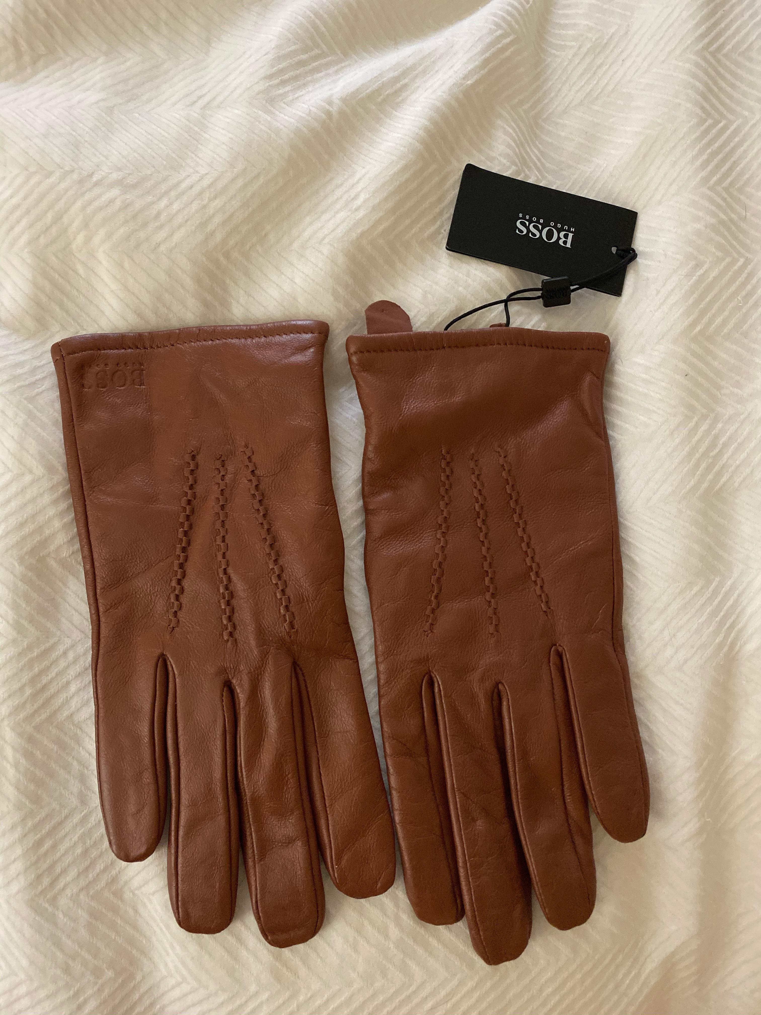 Hugo Boss Leather Gloves 45 (Size 9) Downtown BK r/NYList