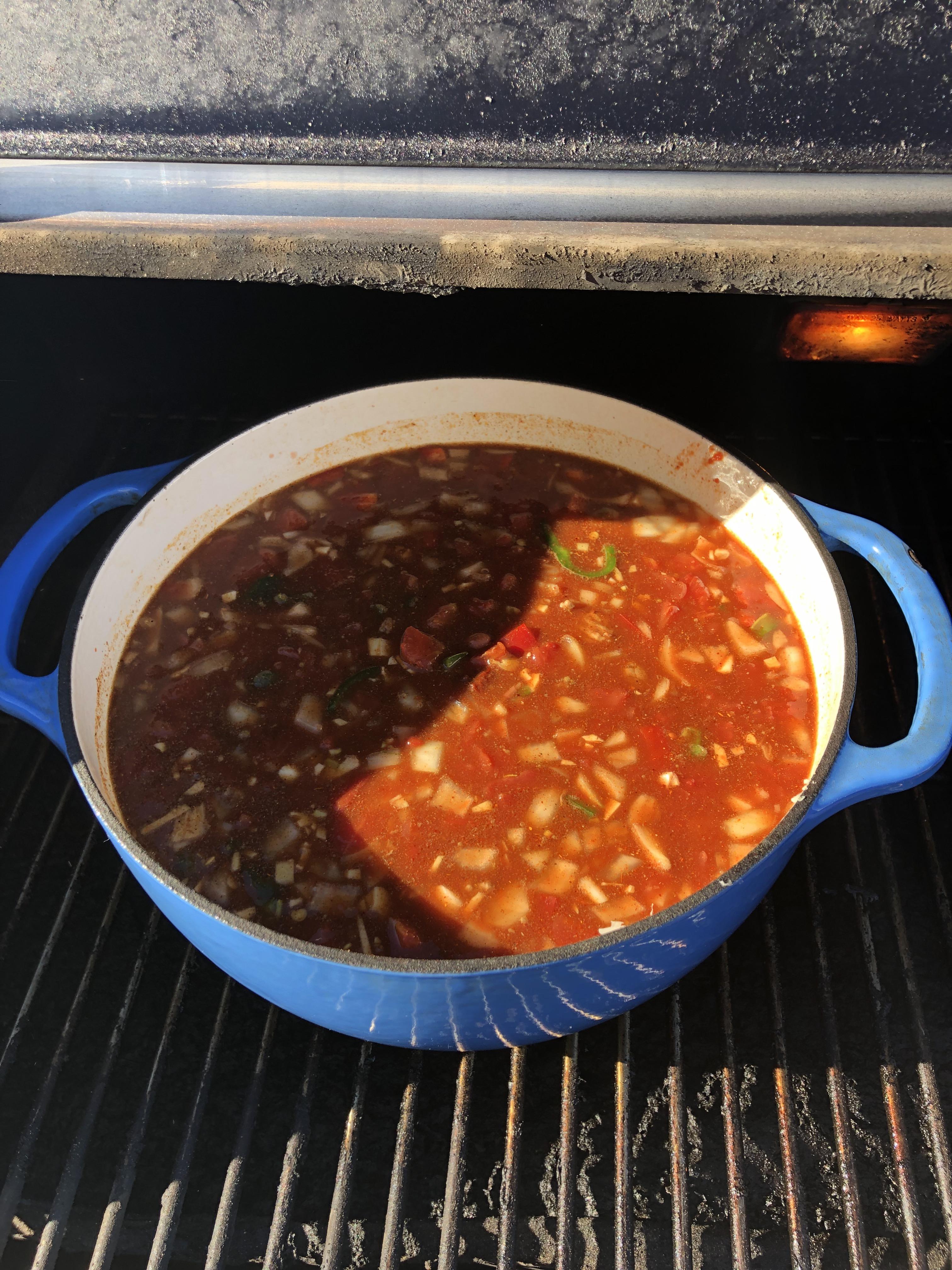 Some smoked chili based on Reed’s recipe r/smoking