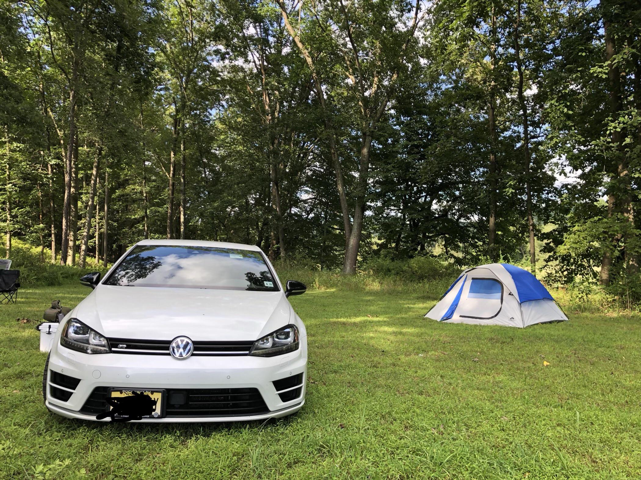 Camping with Golf R! r/Volkswagen